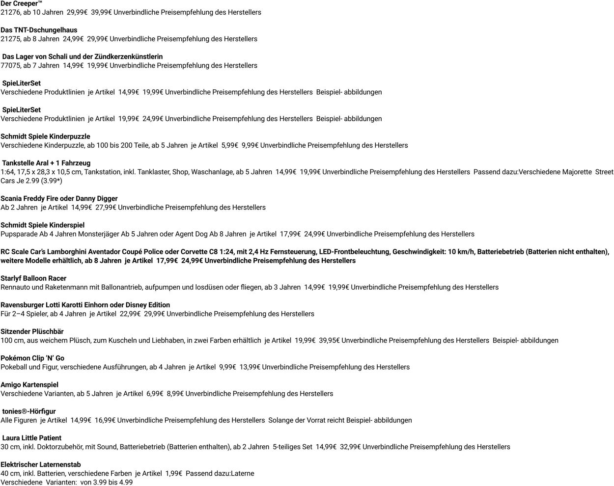 Prospekt Globus 27.10.2025 - 01.11.2025