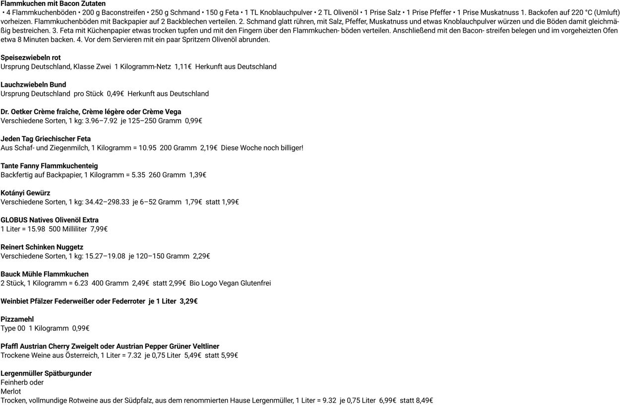 Prospekt Globus 15.09.2025 - 20.09.2025