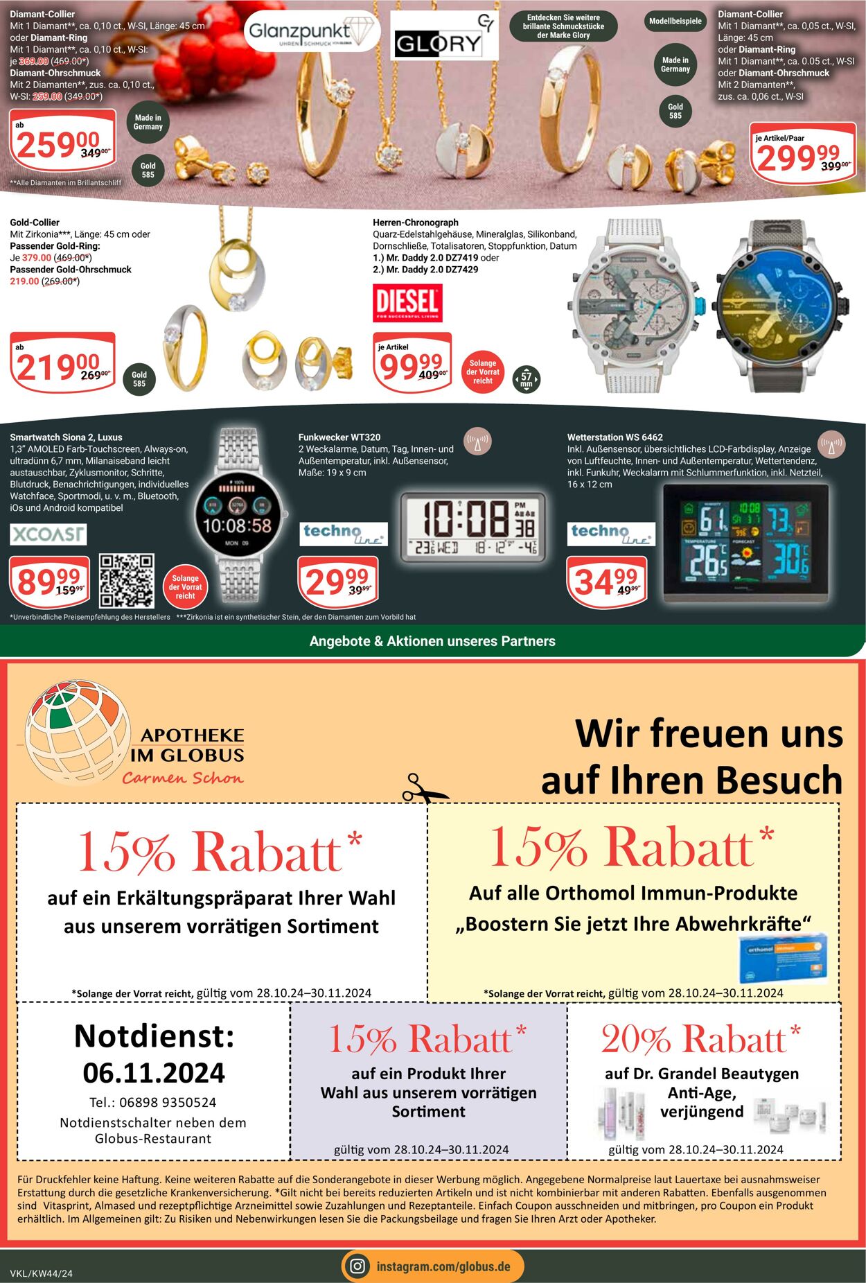 Prospekt Globus 28.10.2024 - 02.11.2024