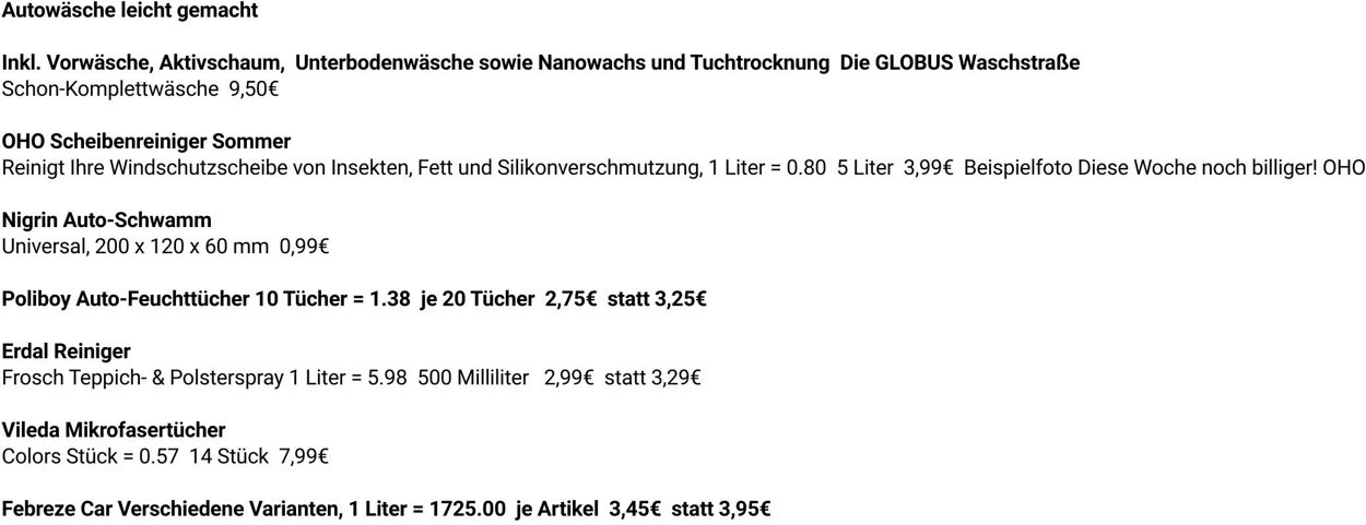 Prospekt Globus 08.09.2025 - 13.09.2025