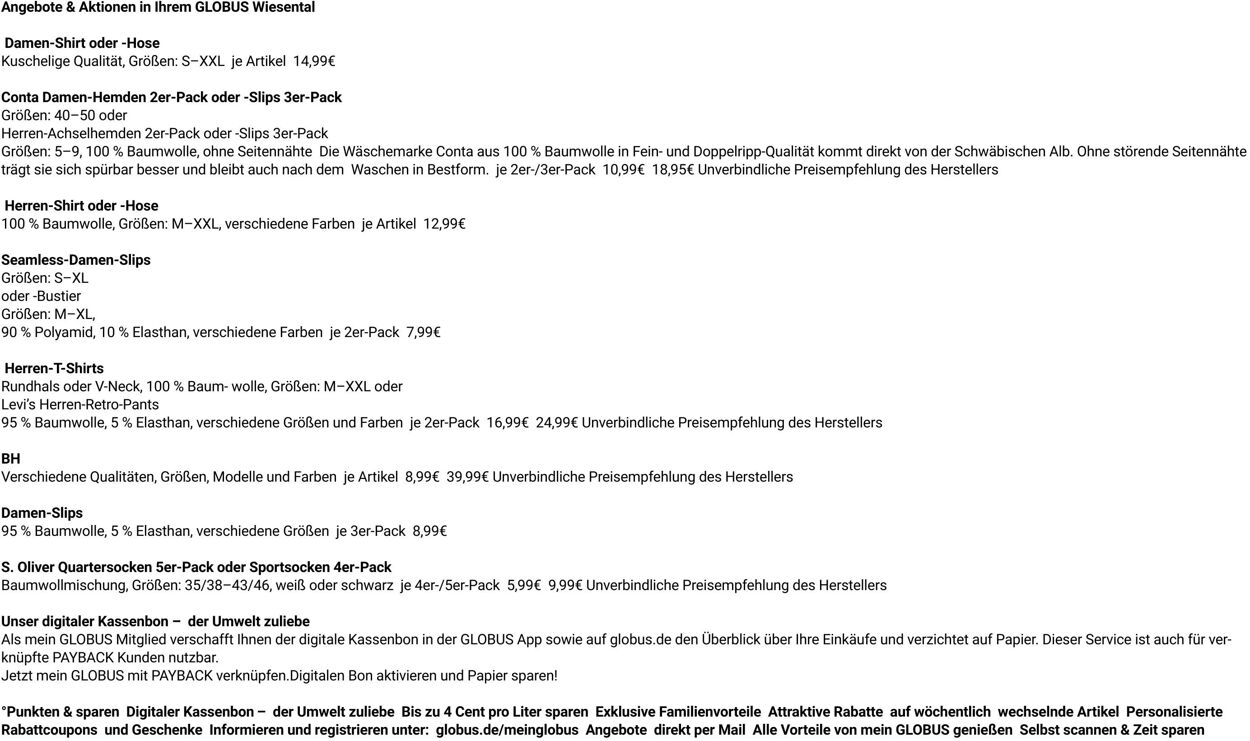 Prospekt Globus 22.09.2025 - 27.09.2025