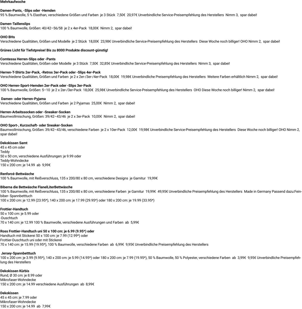 Prospekt Globus 08.09.2025 - 13.09.2025