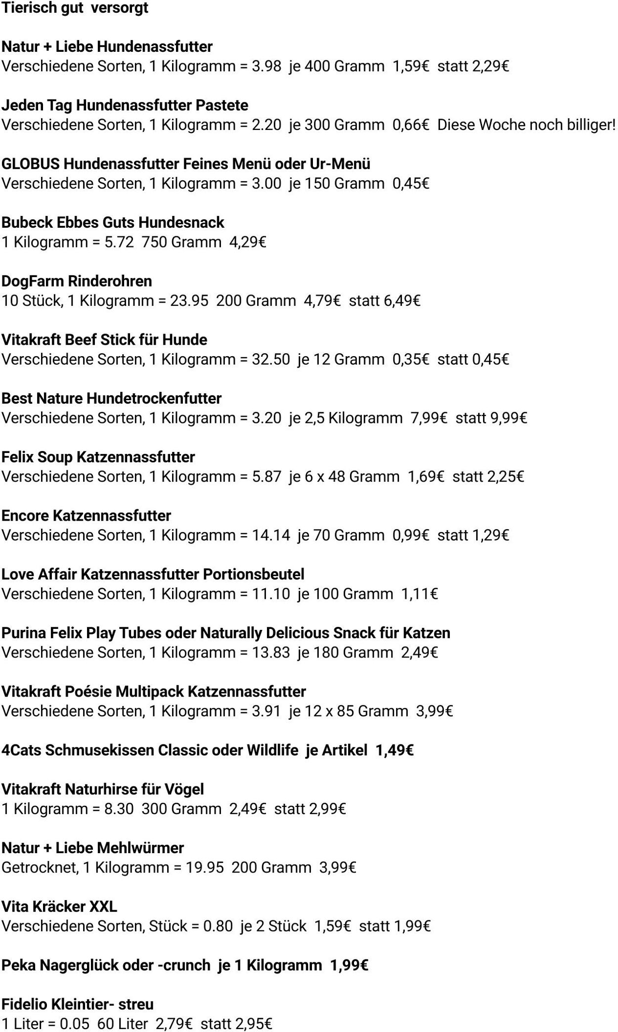 Prospekt Globus 08.09.2025 - 13.09.2025