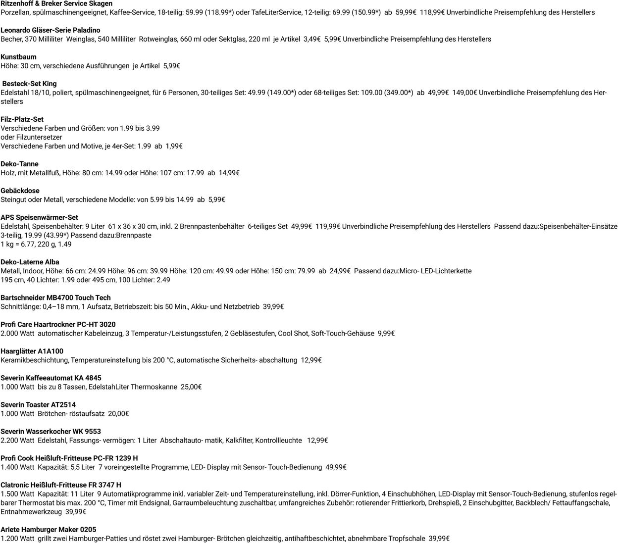 Prospekt Globus 03.11.2025 - 08.11.2025