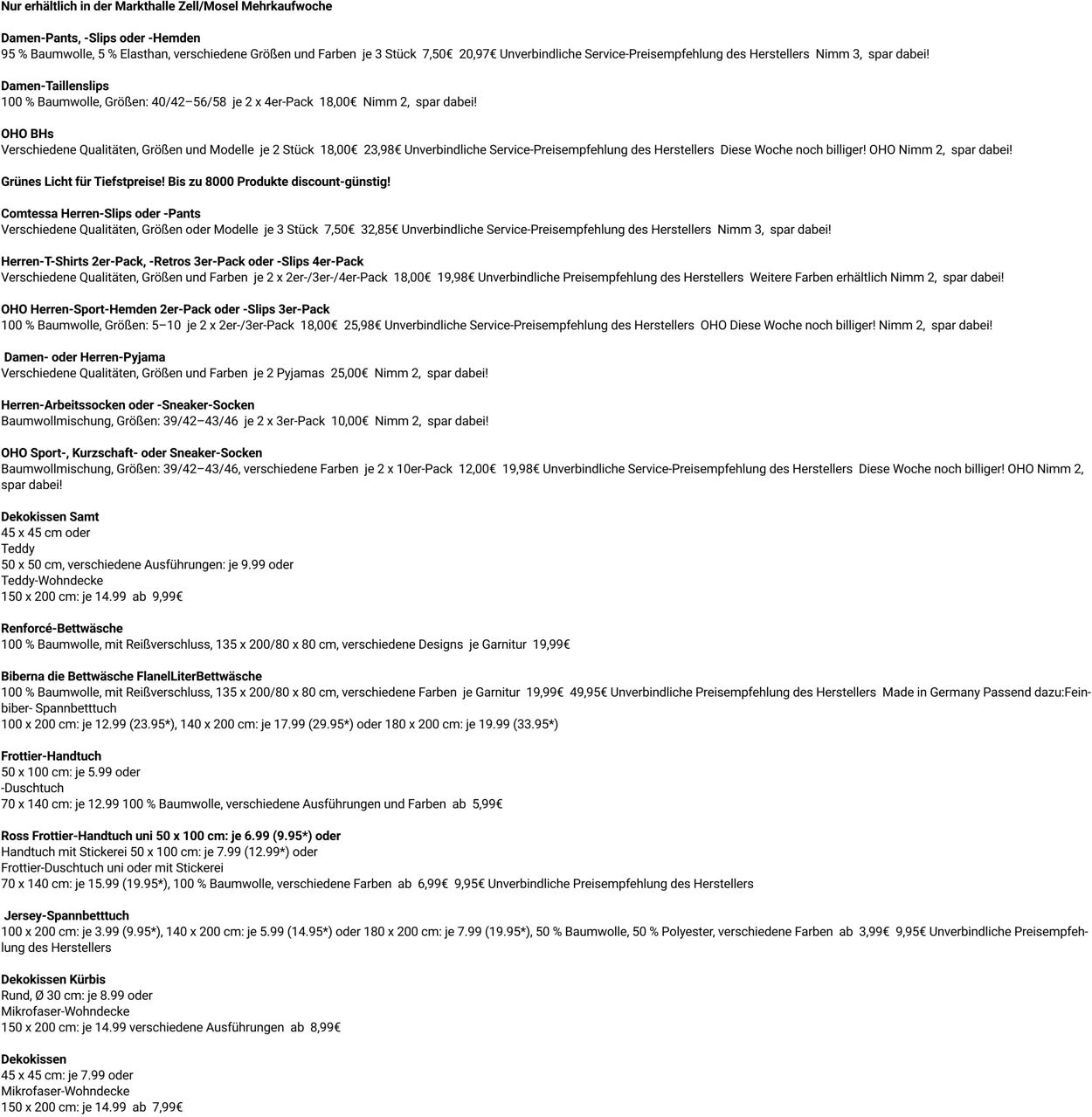 Prospekt Globus 08.09.2025 - 13.09.2025