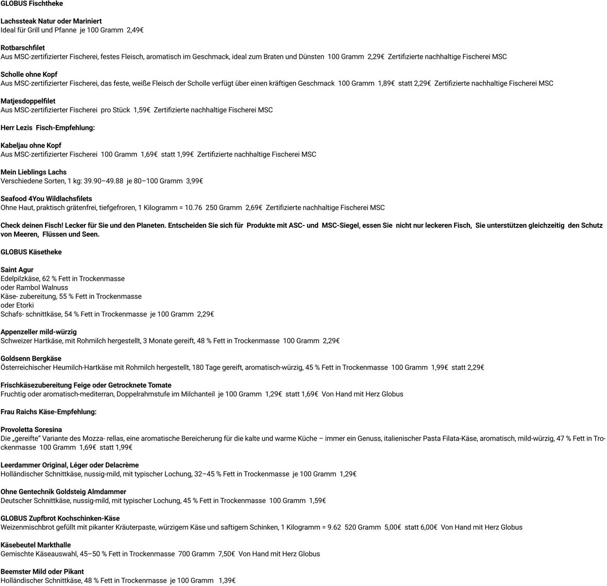 Prospekt Globus 22.09.2025 - 27.09.2025