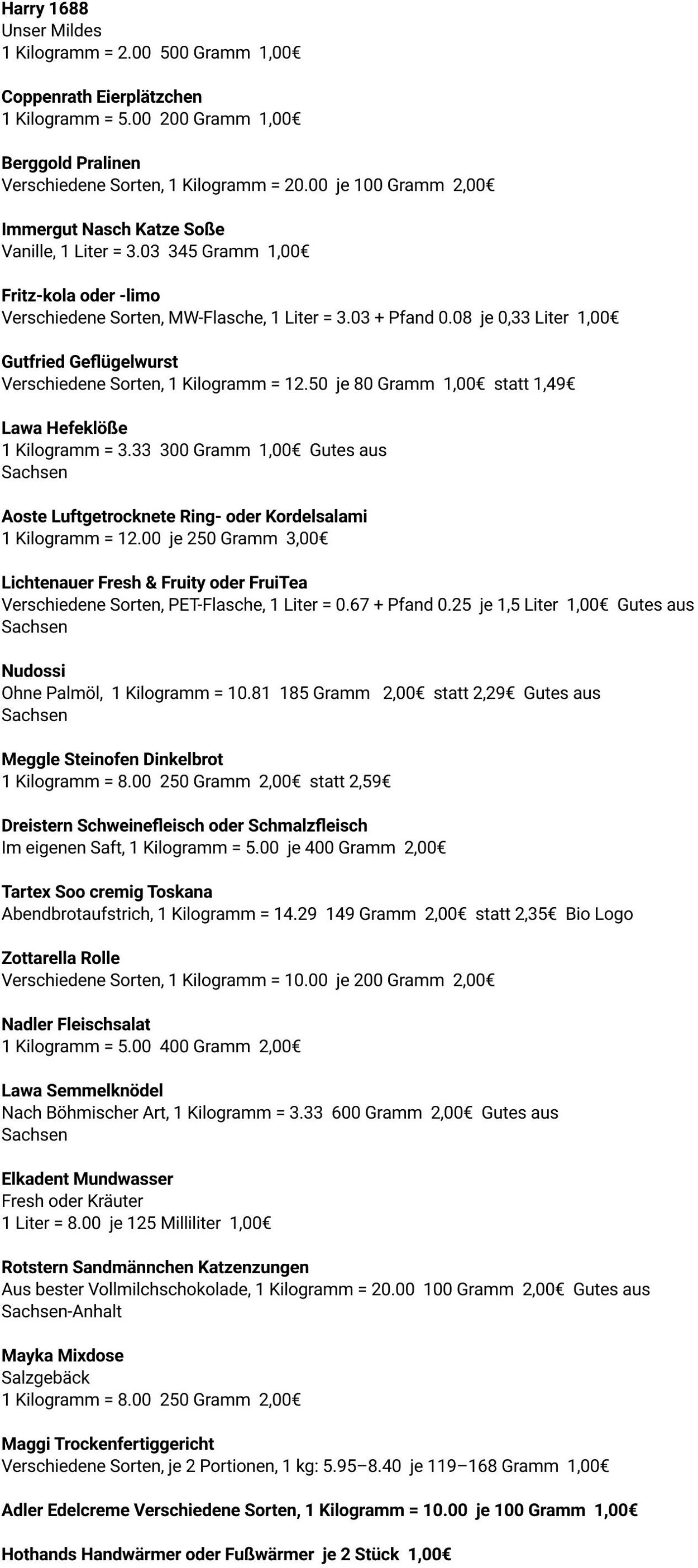 Prospekt Globus 15.09.2025 - 20.09.2025