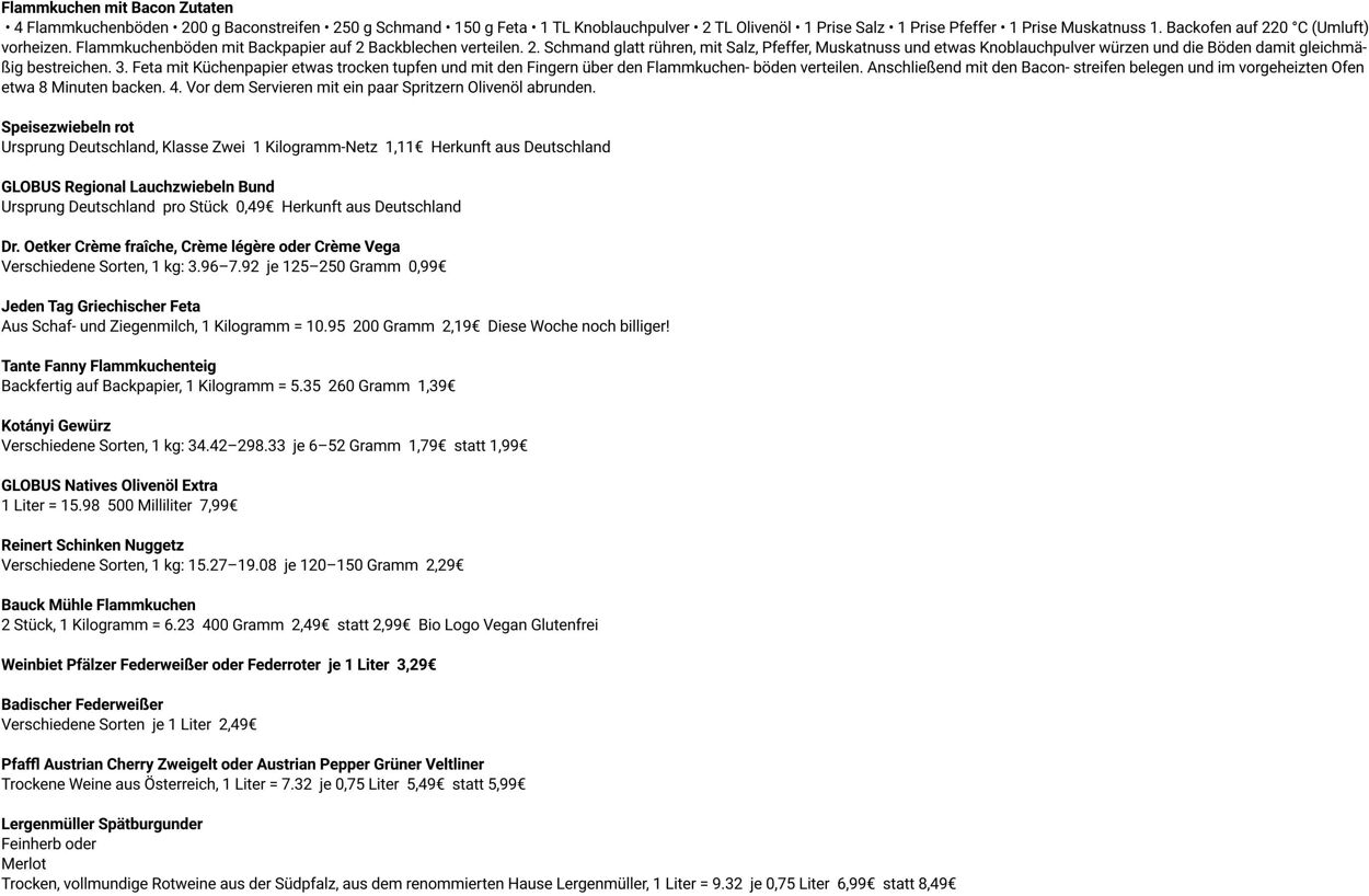 Prospekt Globus 15.09.2025 - 20.09.2025