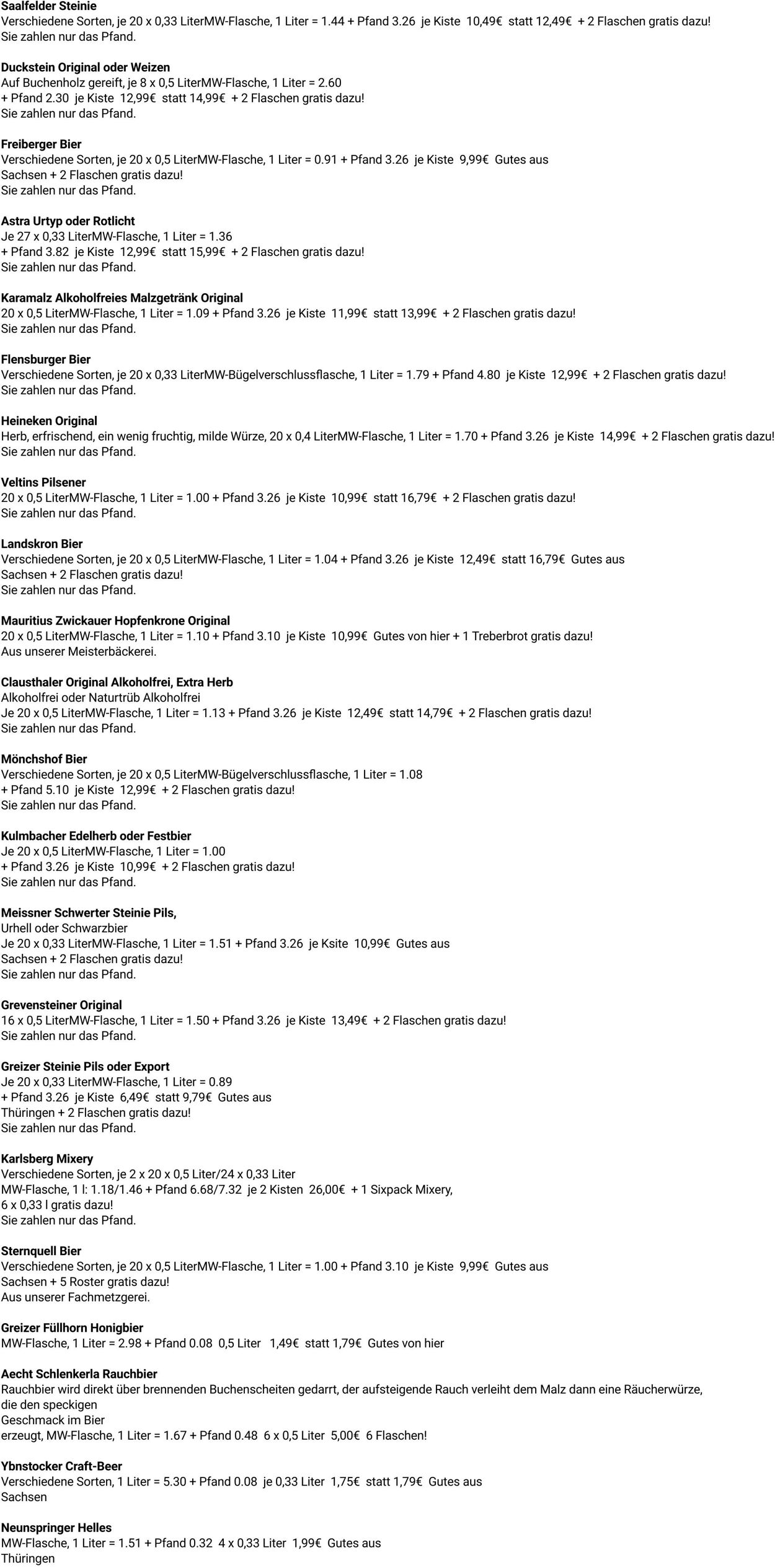 Prospekt Globus 08.09.2025 - 13.09.2025