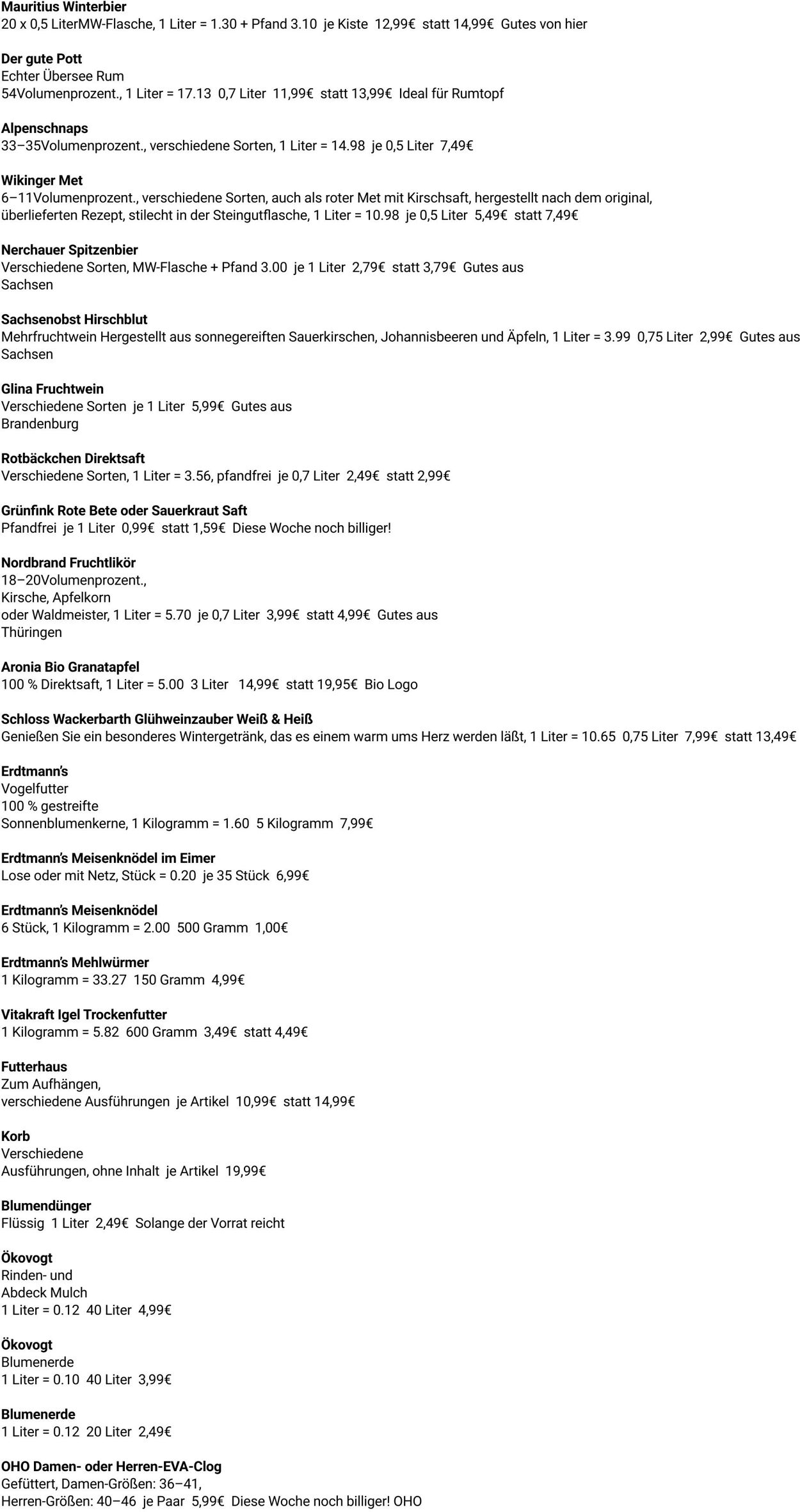 Prospekt Globus 22.09.2025 - 27.09.2025