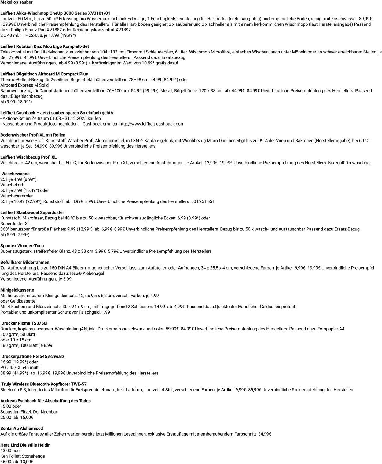 Prospekt Globus 03.11.2025 - 08.11.2025