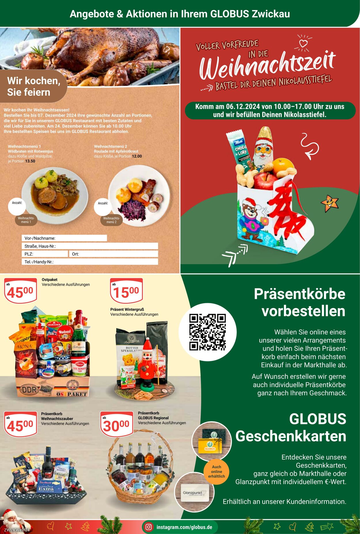 Prospekt Globus 02.12.2024 - 07.12.2024