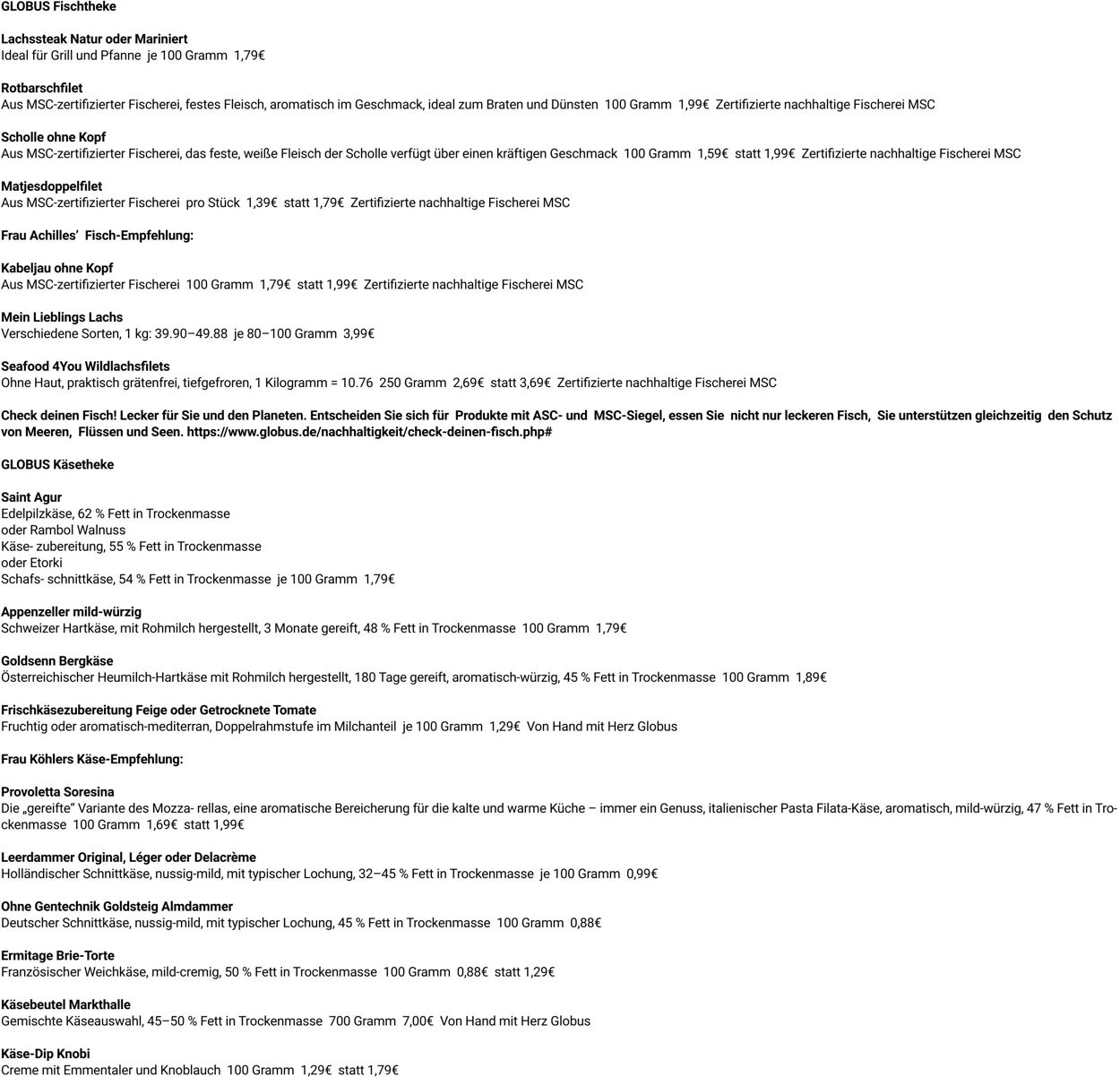 Prospekt Globus 22.09.2025 - 27.09.2025