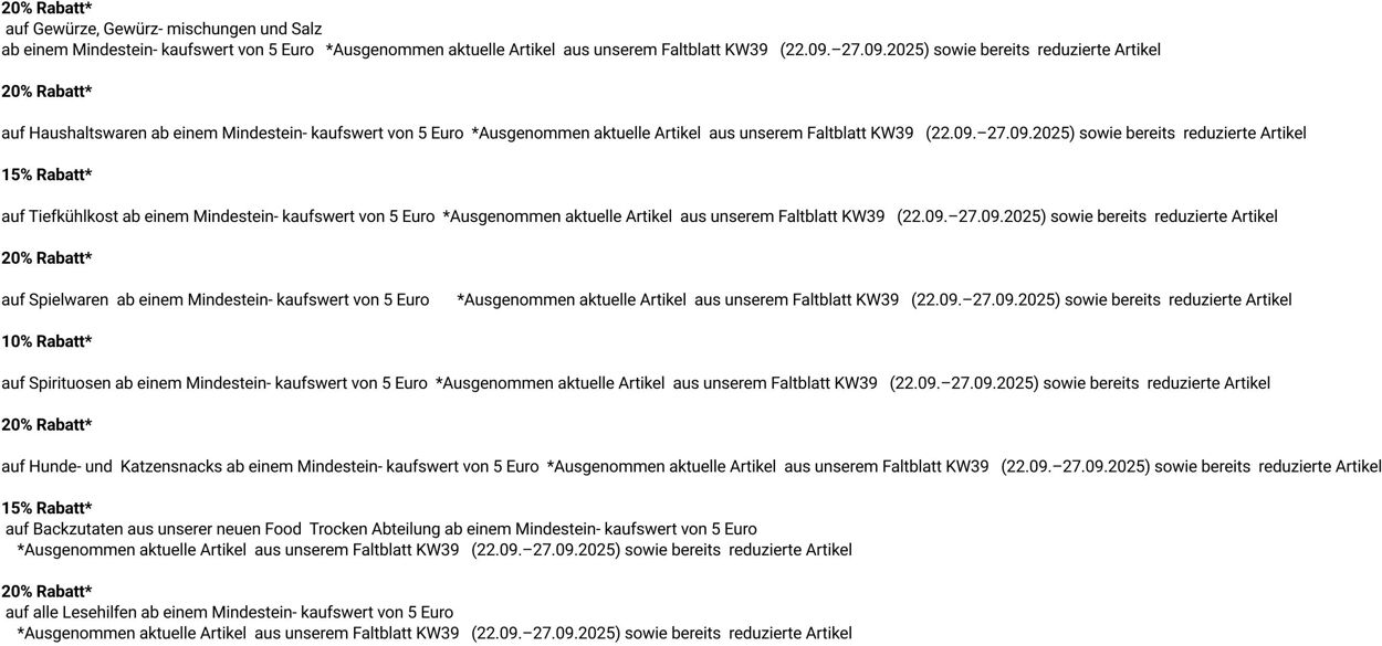 Prospekt Globus 22.09.2025 - 27.09.2025