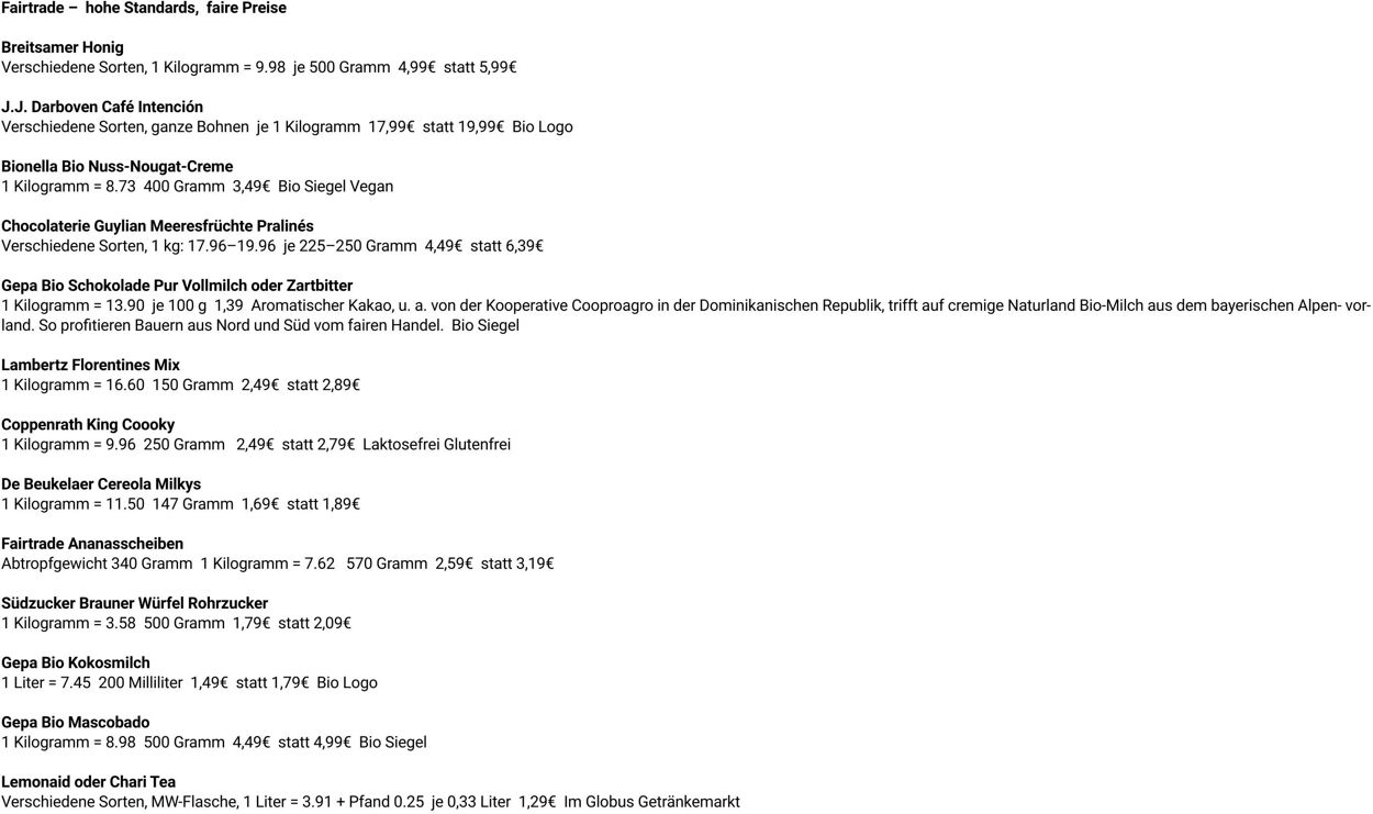 Prospekt Globus 22.09.2025 - 27.09.2025