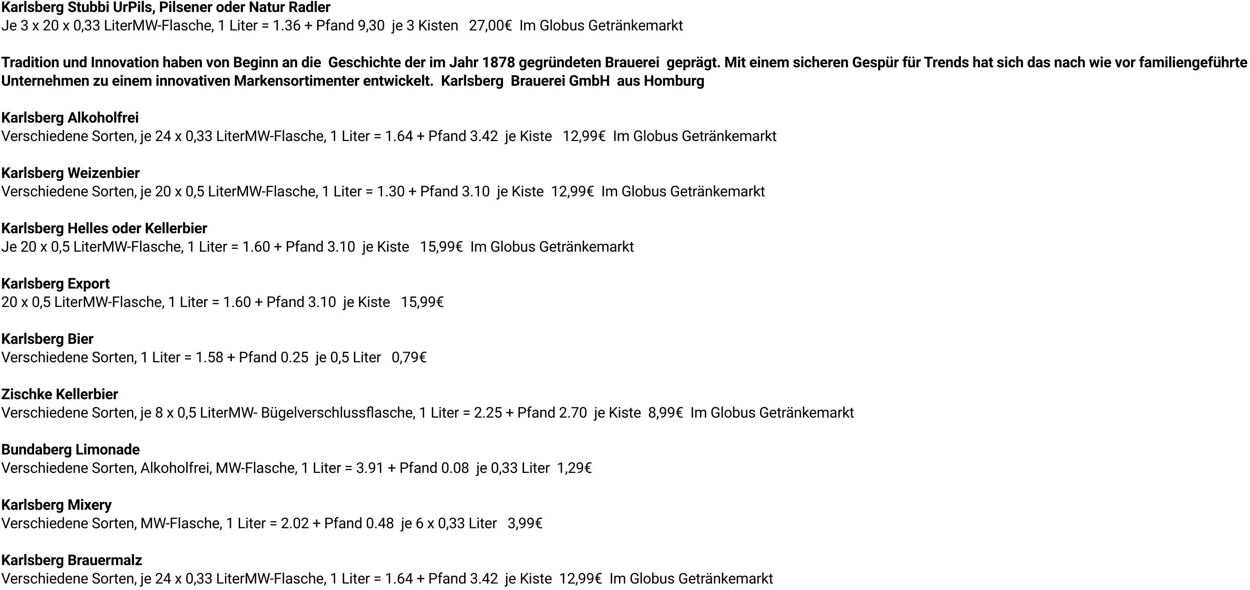 Prospekt Globus 22.09.2025 - 27.09.2025