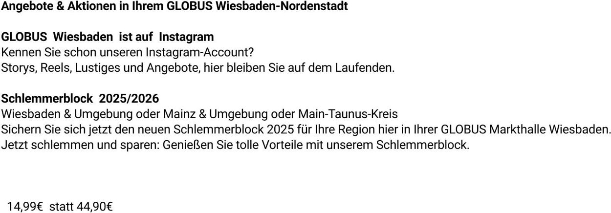 Prospekt Globus 22.09.2025 - 27.09.2025