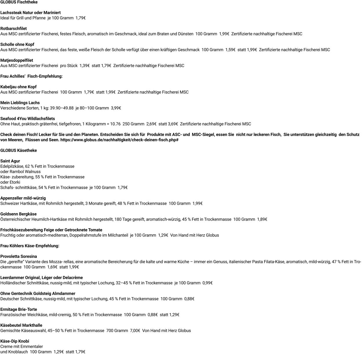 Prospekt Globus 22.09.2025 - 27.09.2025