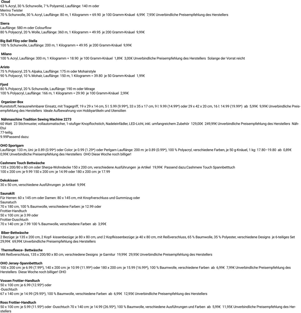 Prospekt Globus 03.11.2025 - 08.11.2025