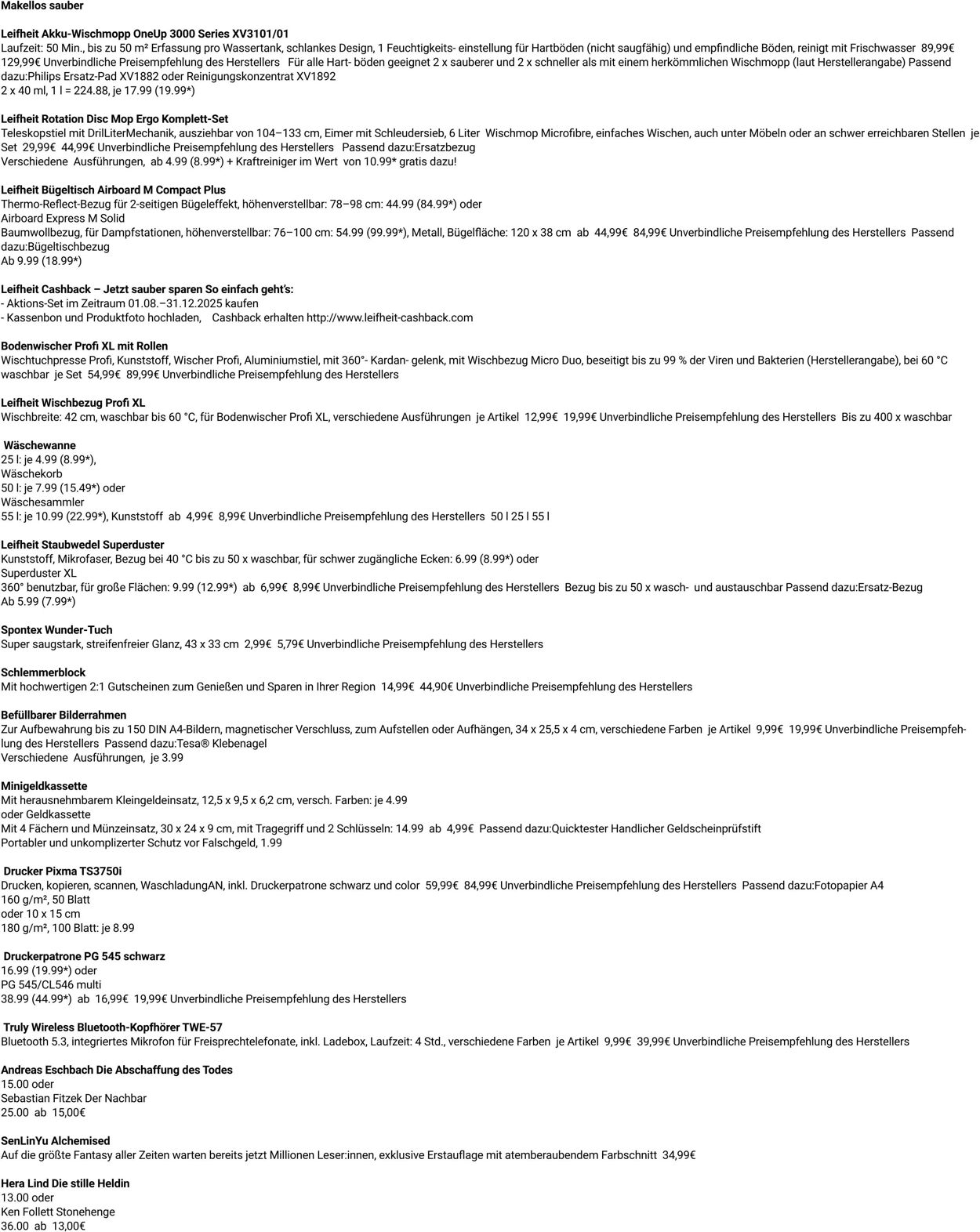 Prospekt Globus 03.11.2025 - 08.11.2025