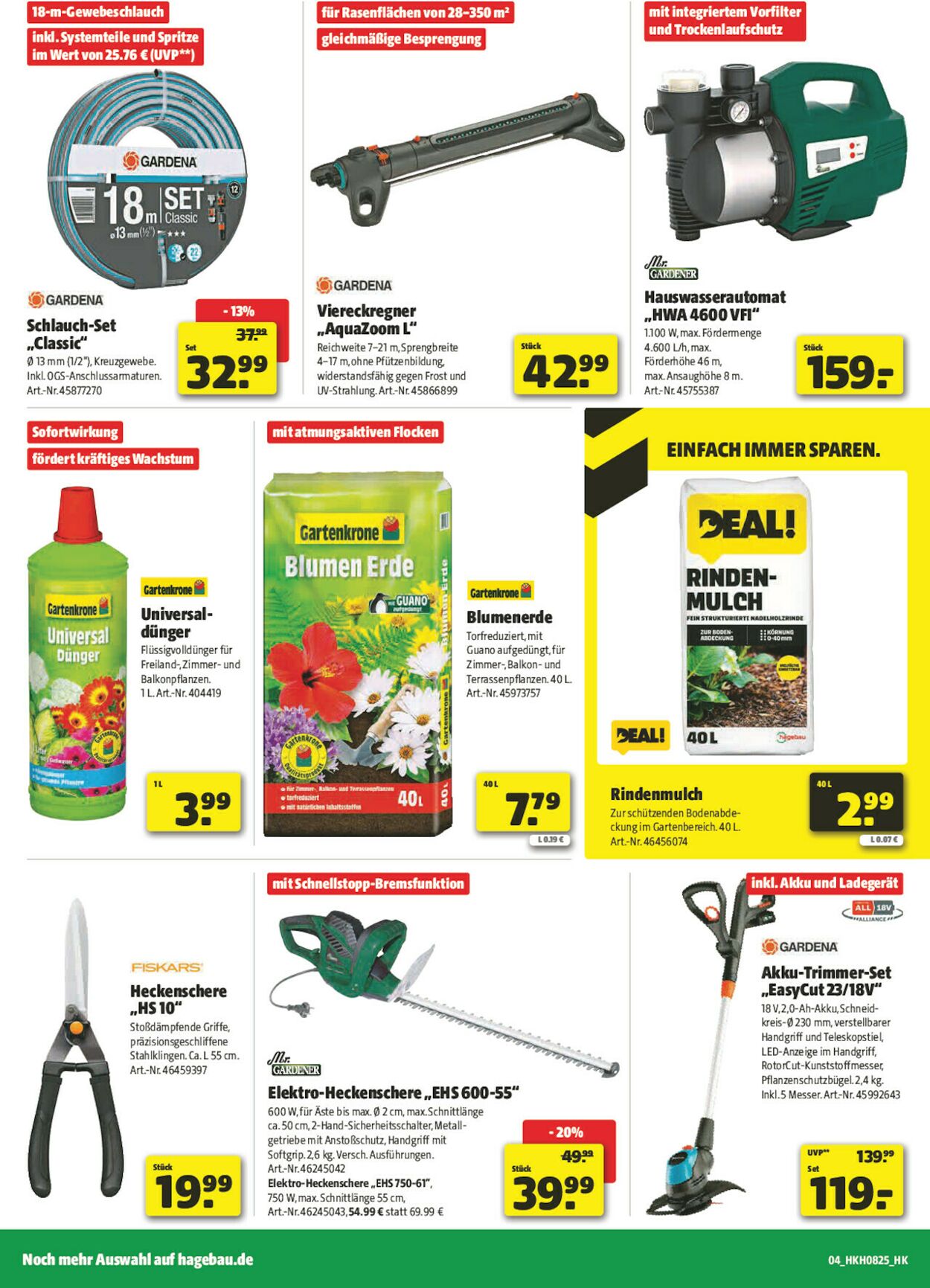Prospekt Hagebaumarkt 14.06.2025 - 21.06.2025