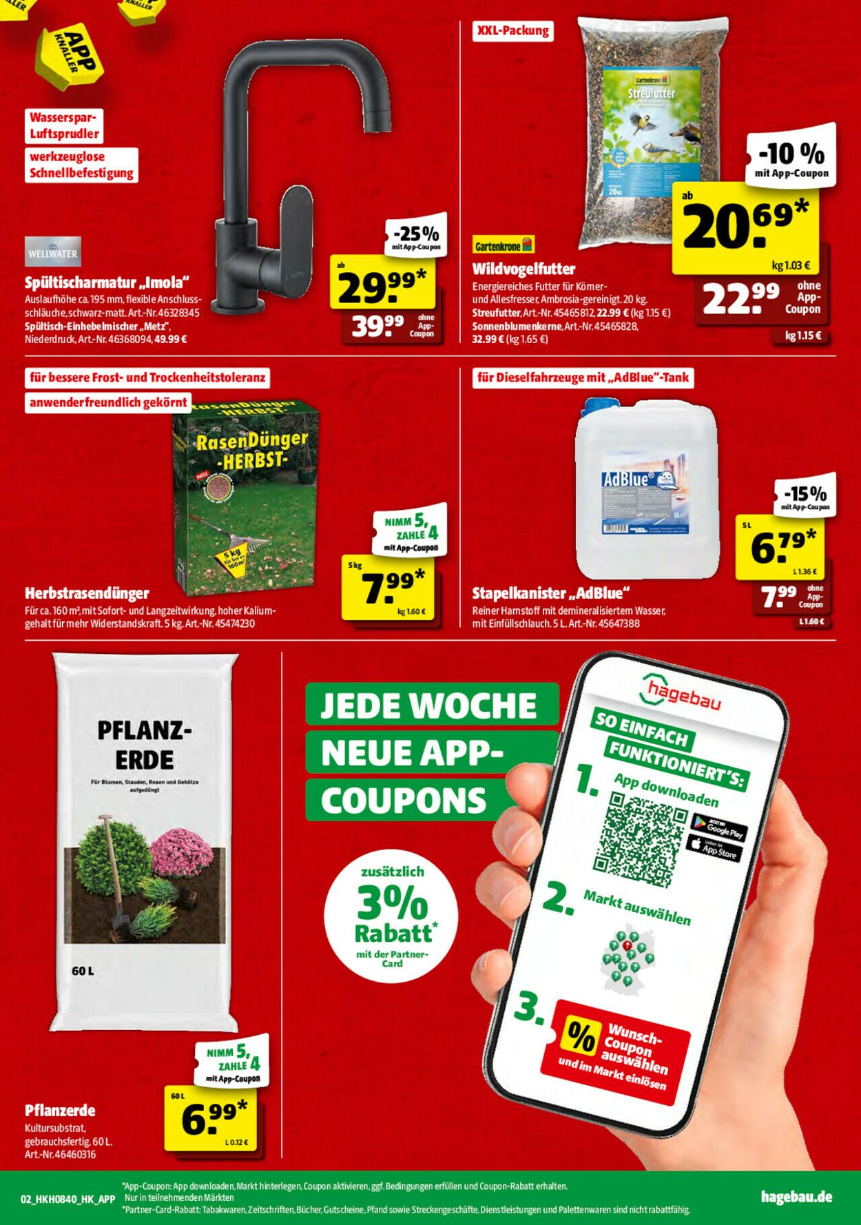 Prospekt Hagebaumarkt 27.09.2025 - 04.10.2025