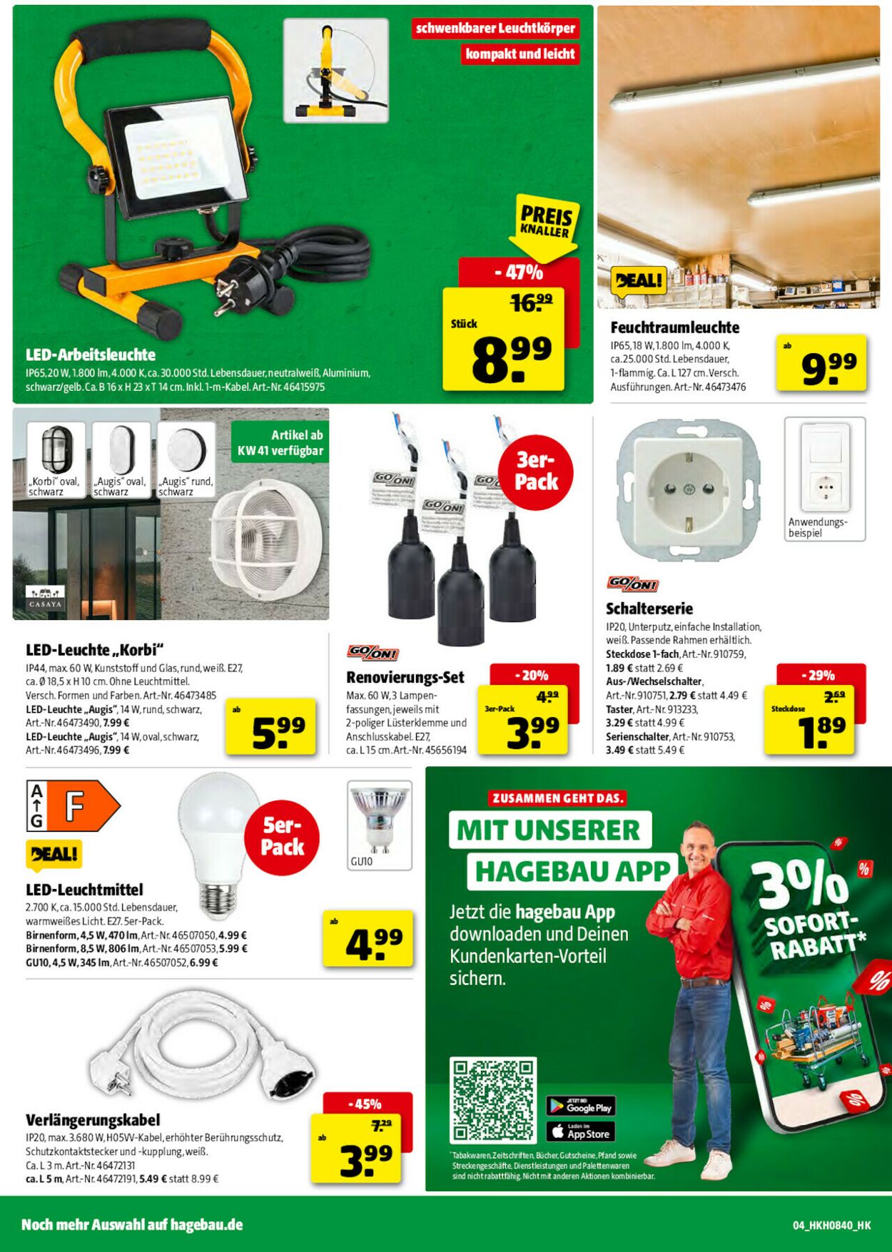 Prospekt Hagebaumarkt 27.09.2025 - 04.10.2025