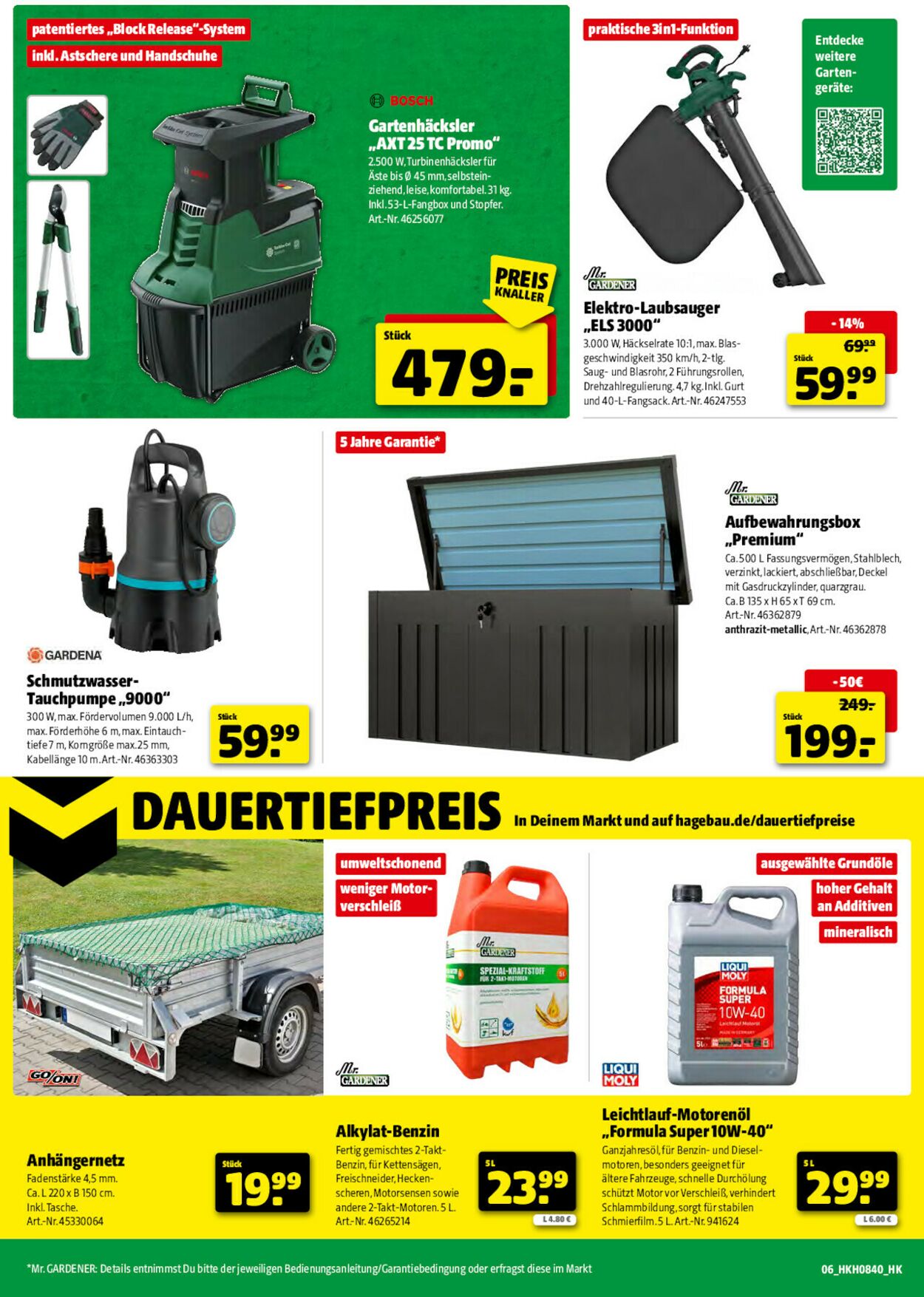 Prospekt Hagebaumarkt 27.09.2025 - 04.10.2025