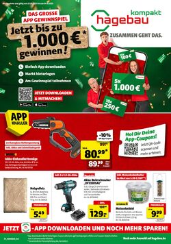 Prospekt Hagebaumarkt 27.09.2025 - 04.10.2025