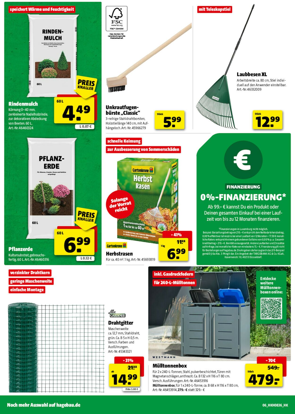 Prospekt Hagebaumarkt 30.08.2025 - 06.09.2025