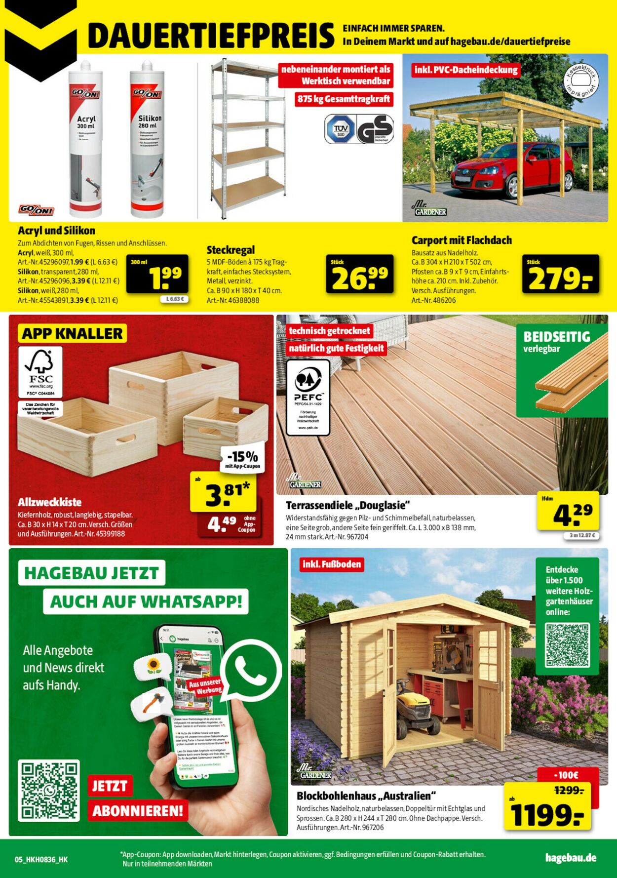 Prospekt Hagebaumarkt 30.08.2025 - 06.09.2025