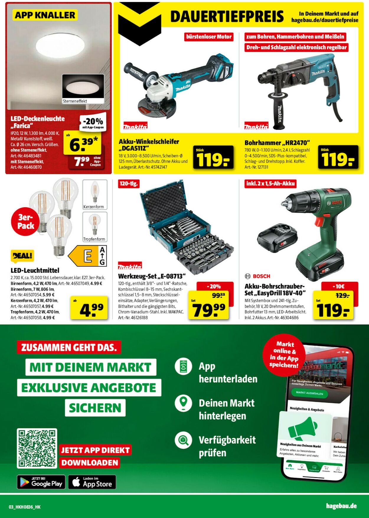 Prospekt Hagebaumarkt 30.08.2025 - 06.09.2025