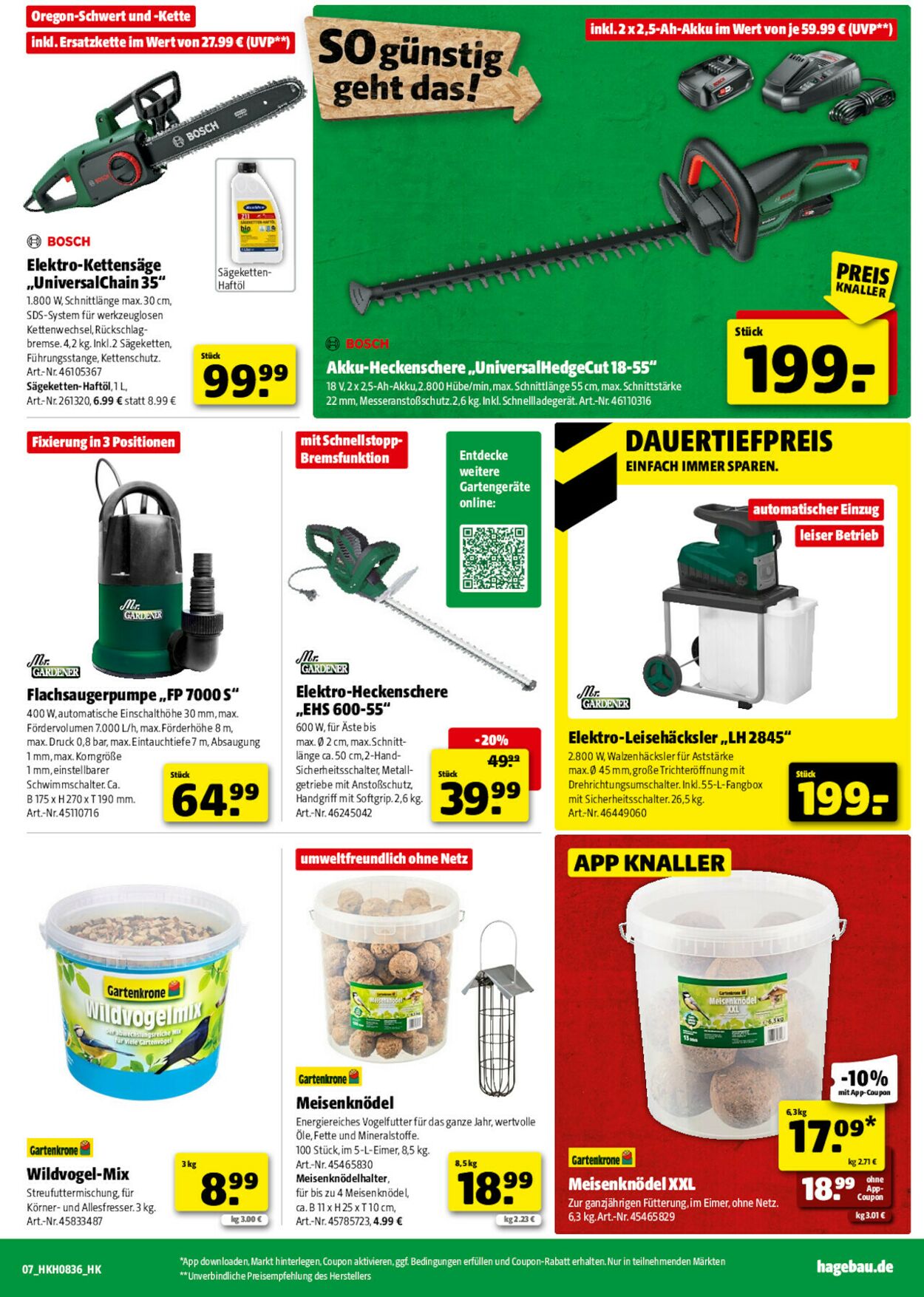 Prospekt Hagebaumarkt 30.08.2025 - 06.09.2025