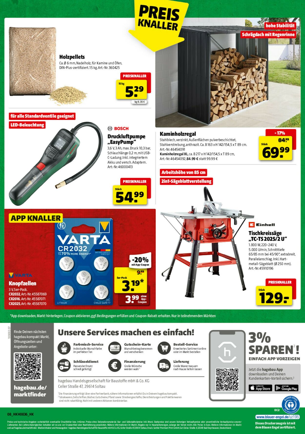 Prospekt Hagebaumarkt 30.08.2025 - 06.09.2025