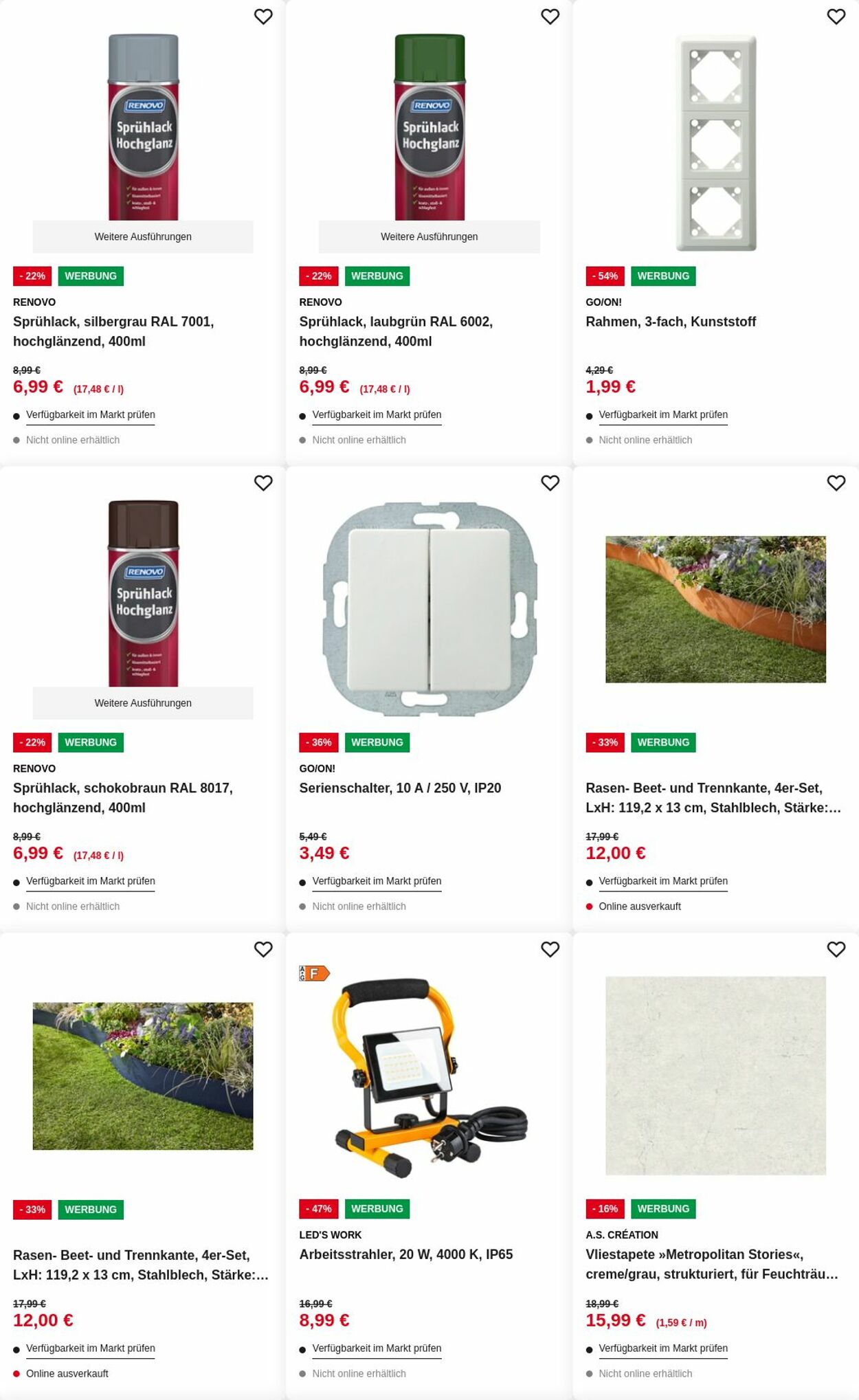 Prospekt Hagebaumarkt 22.09.2025 - 01.10.2025
