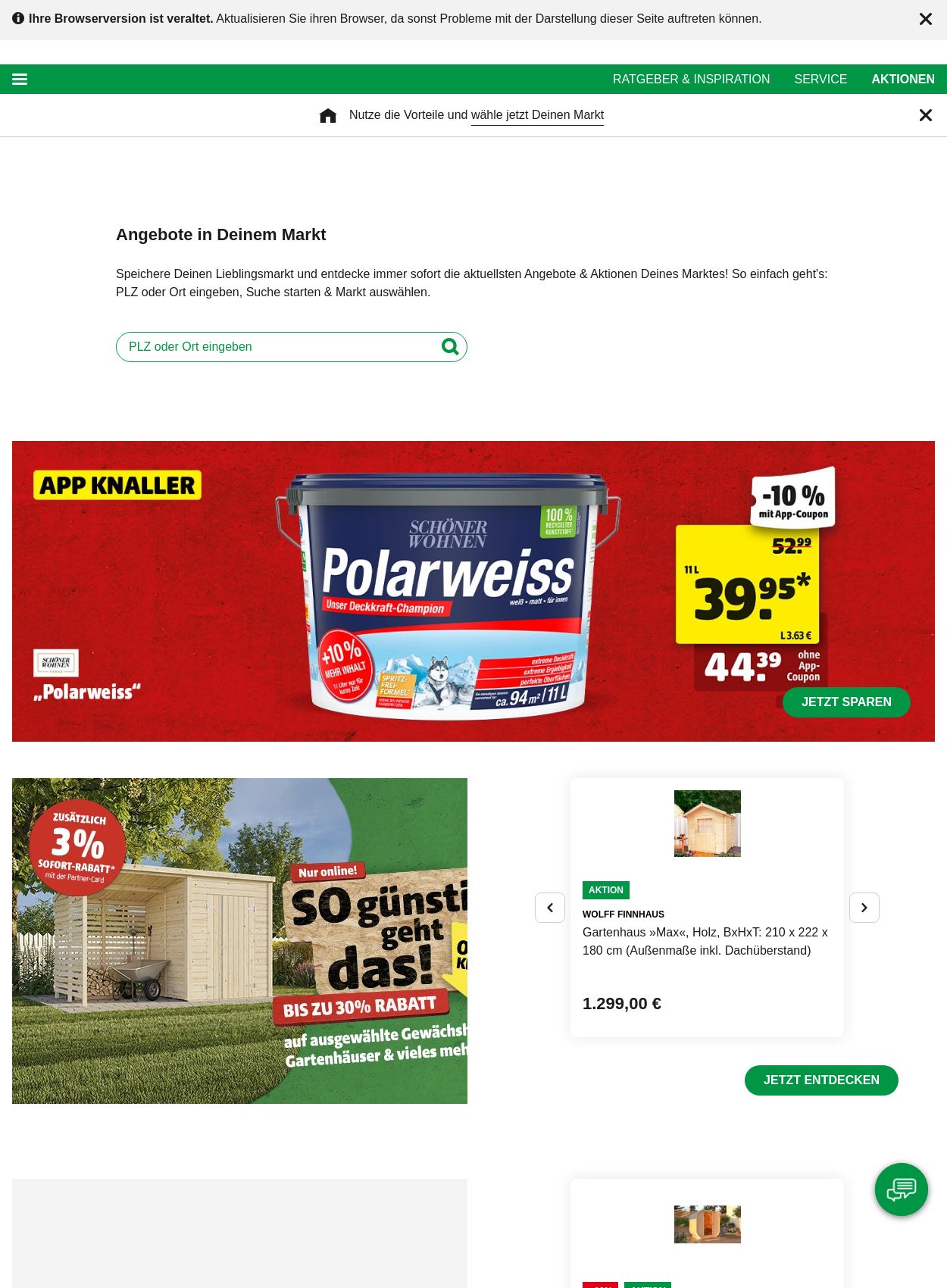 Prospekt Hagebaumarkt 22.09.2025 - 01.10.2025