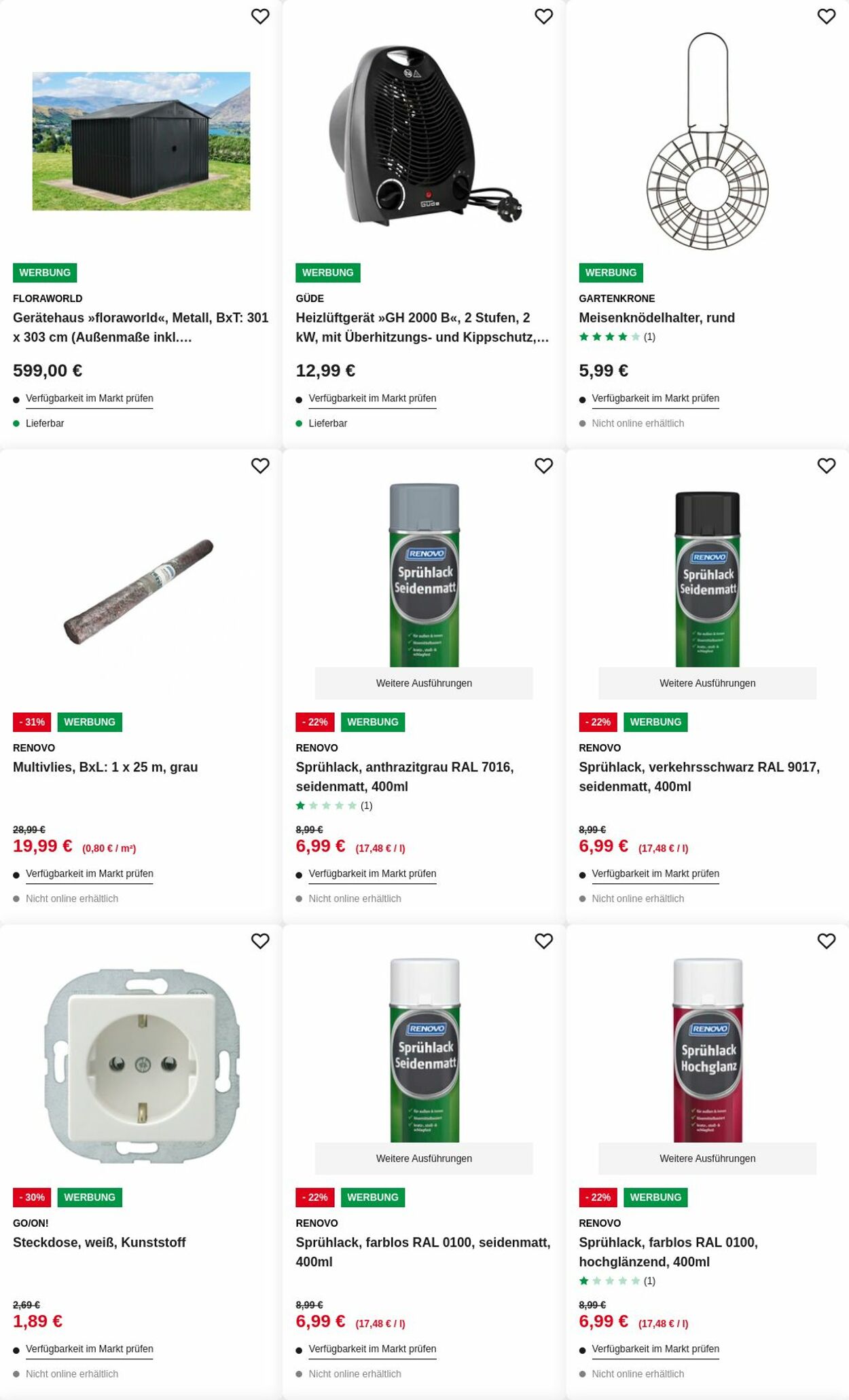 Prospekt Hagebaumarkt 22.09.2025 - 01.10.2025