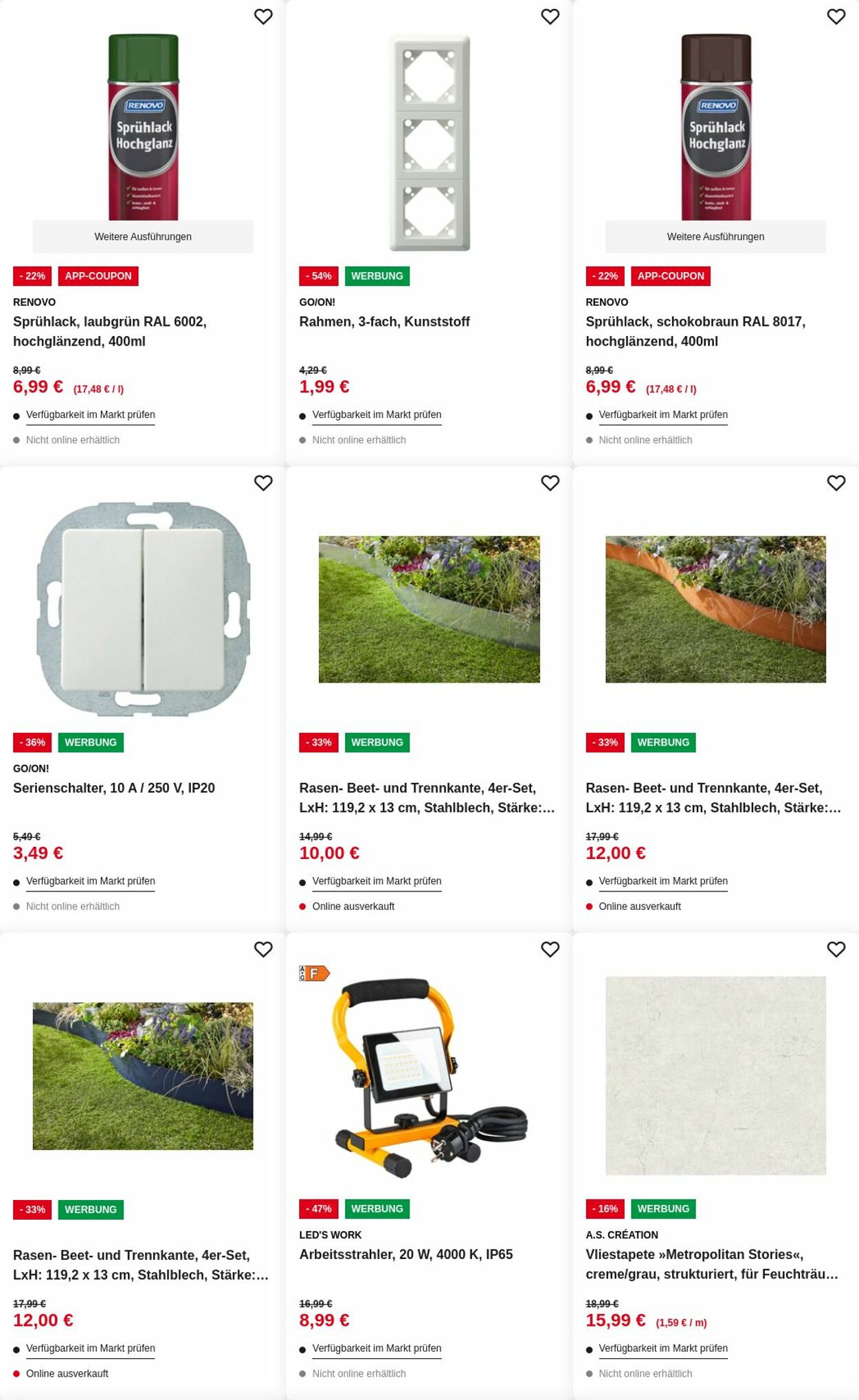 Prospekt Hagebaumarkt 29.09.2025 - 08.10.2025