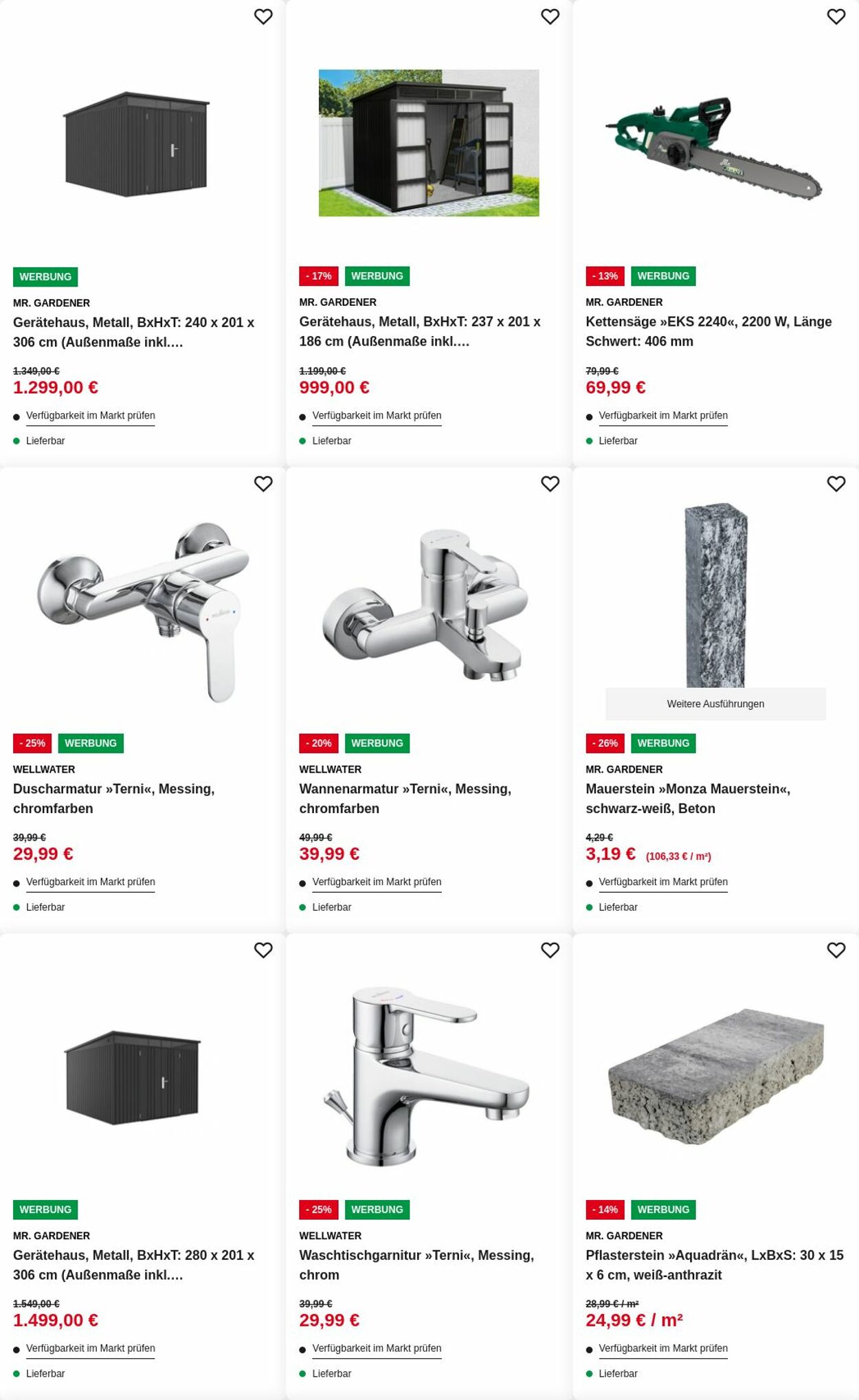 Prospekt Hagebaumarkt 29.09.2025 - 08.10.2025