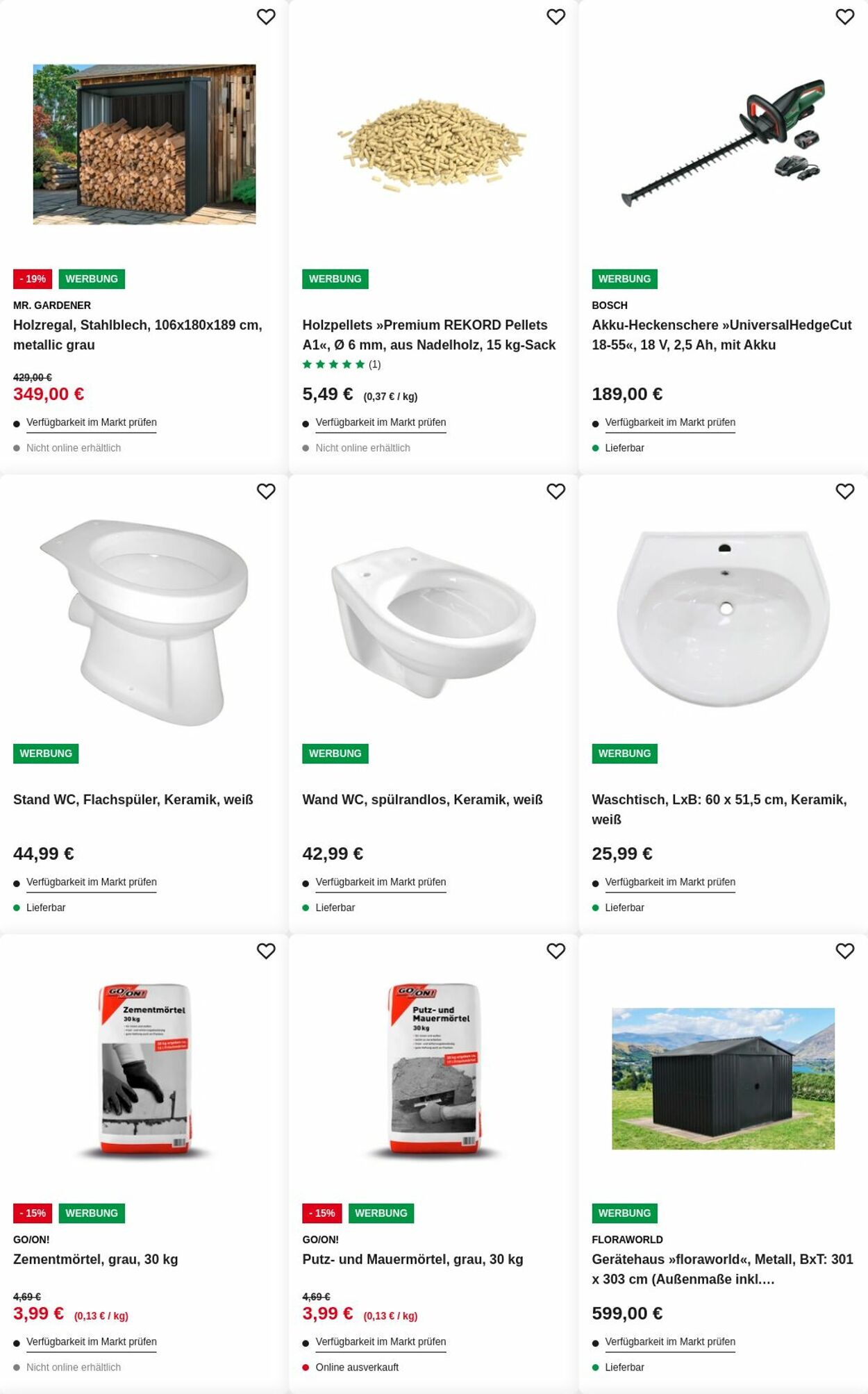 Prospekt Hagebaumarkt 29.09.2025 - 08.10.2025