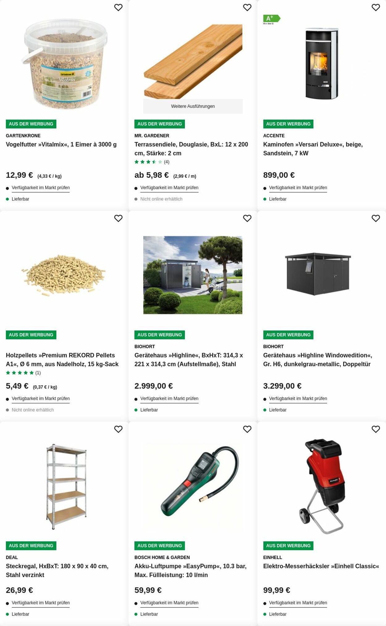 Prospekt Hagebaumarkt 25.08.2025 - 03.09.2025