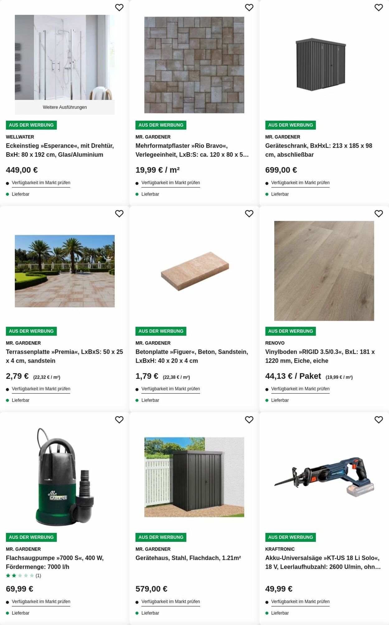 Prospekt Hagebaumarkt 25.08.2025 - 03.09.2025