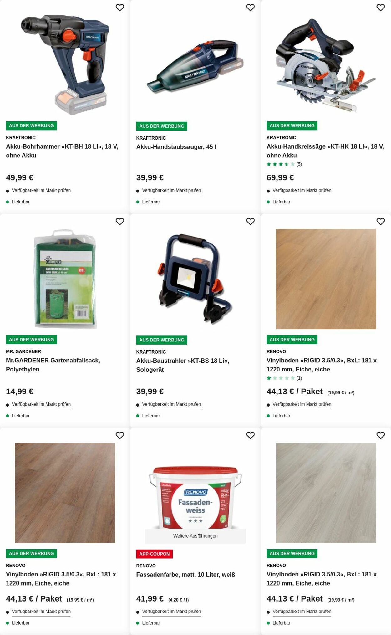Prospekt Hagebaumarkt 25.08.2025 - 03.09.2025