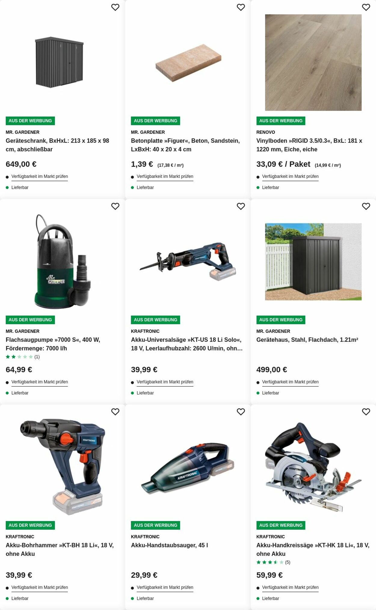 Prospekt Hagebaumarkt 01.09.2025 - 10.09.2025