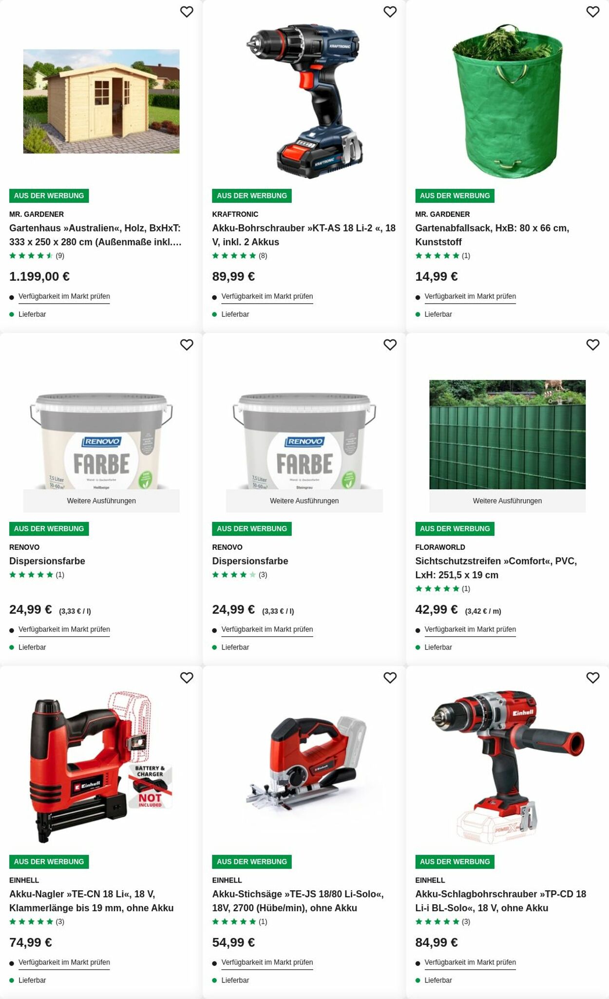 Prospekt Hagebaumarkt 01.09.2025 - 10.09.2025