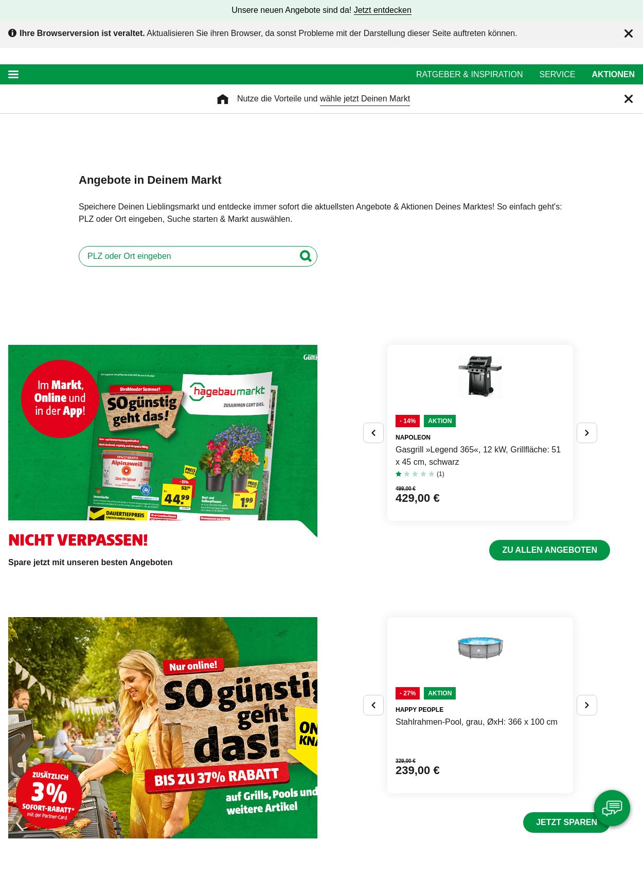Prospekt Hagebaumarkt 16.06.2025 - 25.06.2025