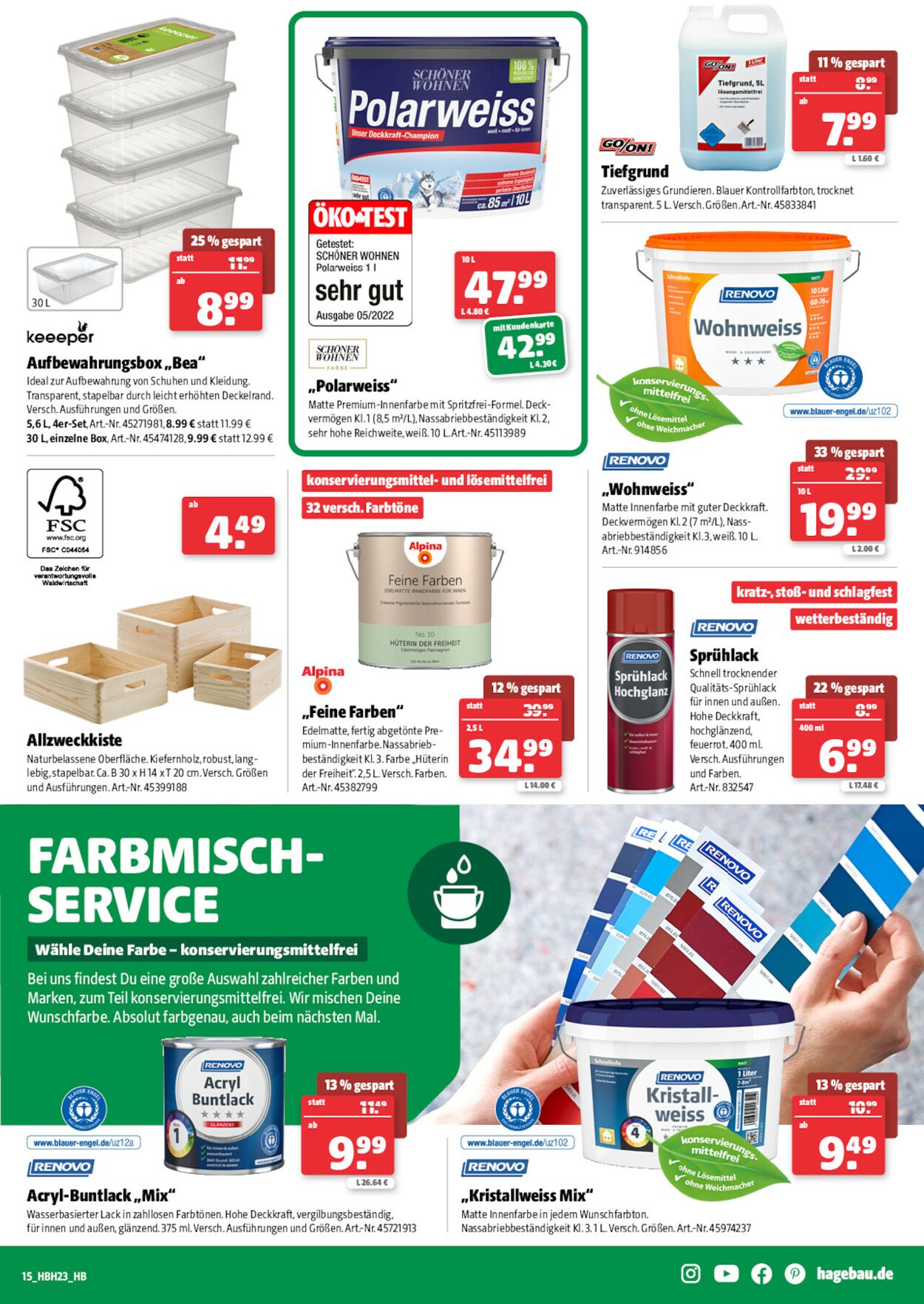 Prospekt Hagebaumarkt 27.05.2023 - 03.06.2023