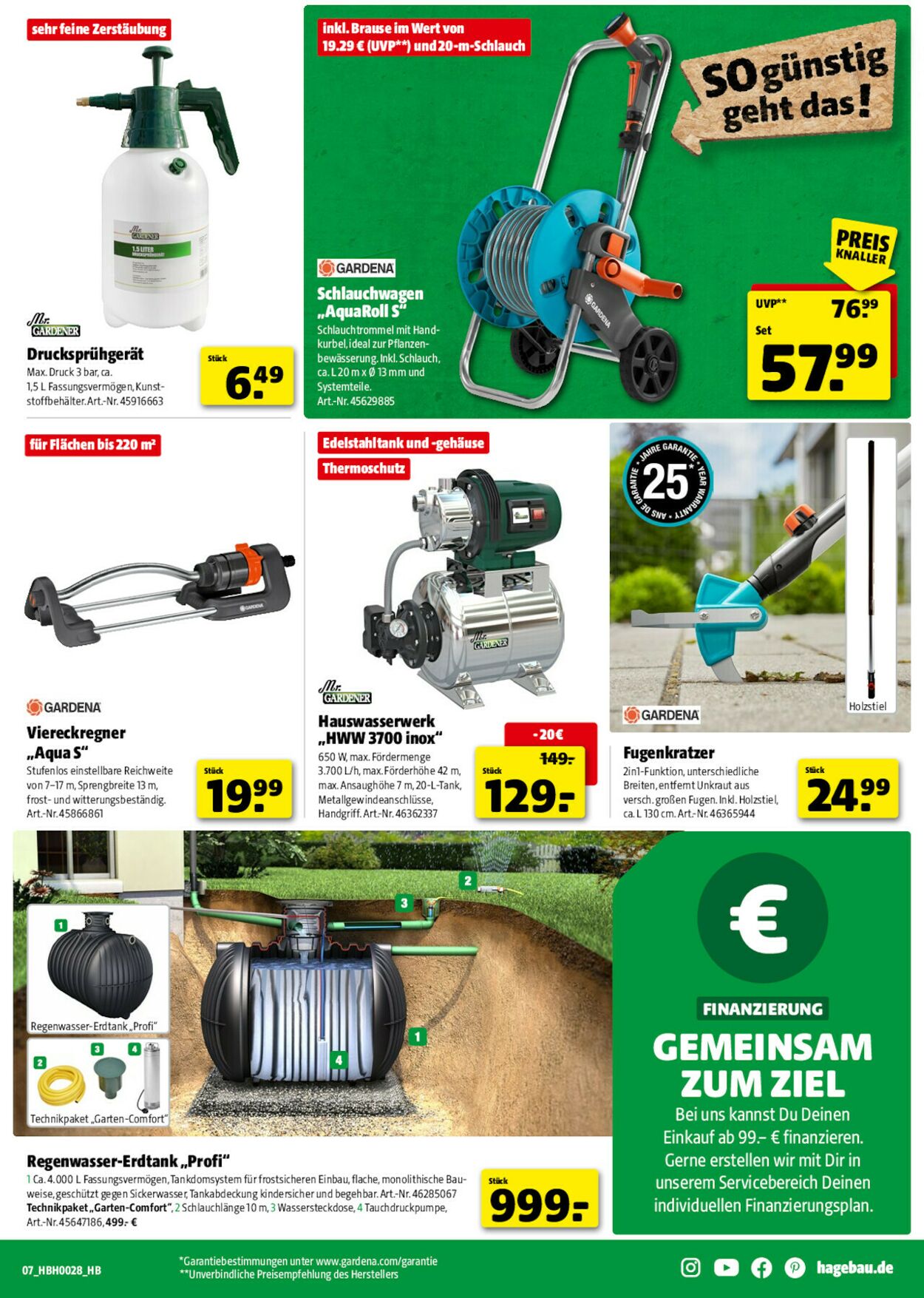 Prospekt Hagebaumarkt 05.07.2025 - 12.07.2025