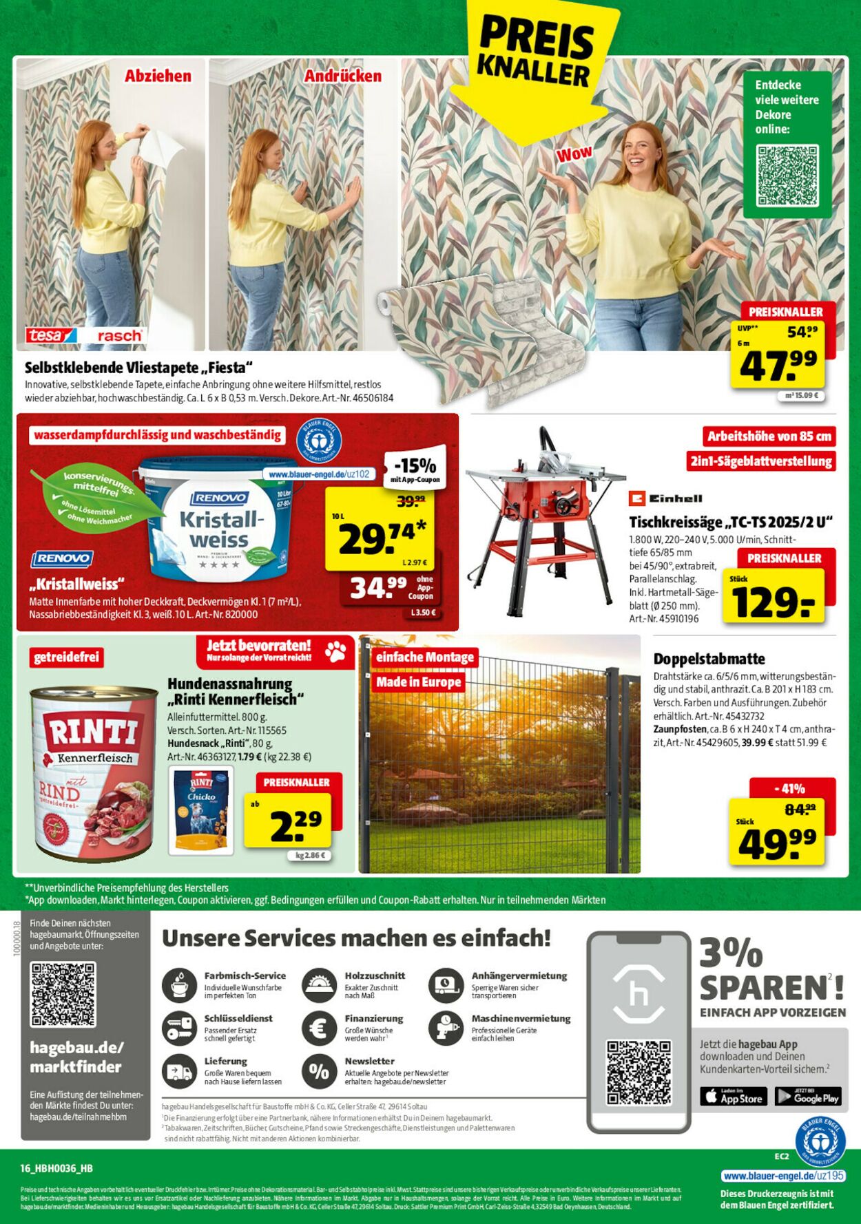 Prospekt Hagebaumarkt 30.08.2025 - 06.09.2025