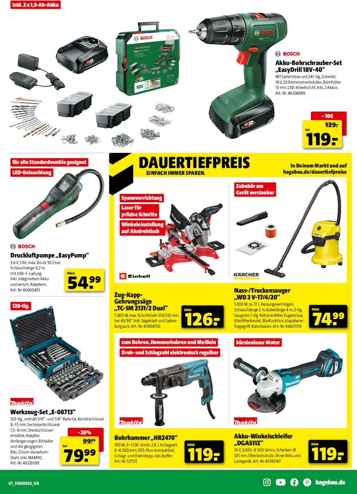 Prospekt Hagebaumarkt 30.08.2025 - 06.09.2025